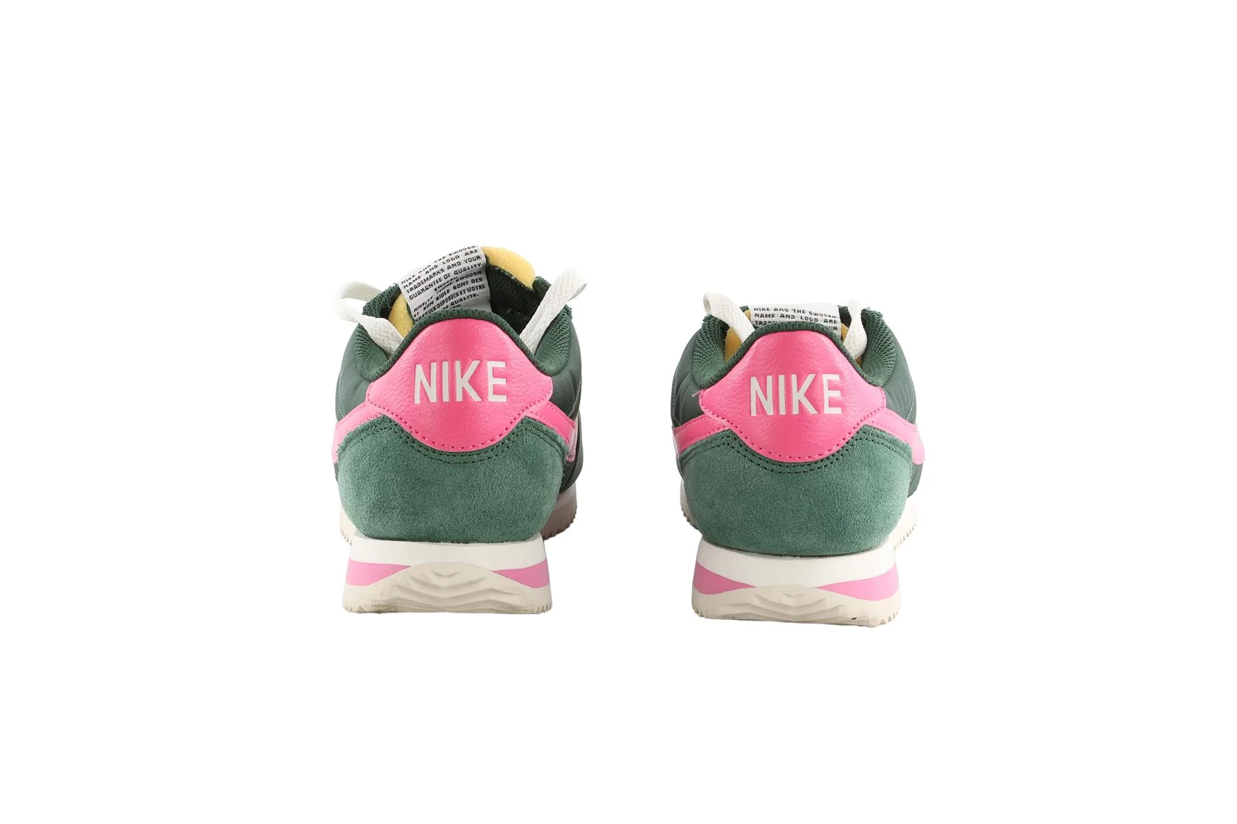 NIKE GREEN CORTEZ FIR PINKSICLE SNEAKERS EU 39 UK 5.5 US 8 - Image 5