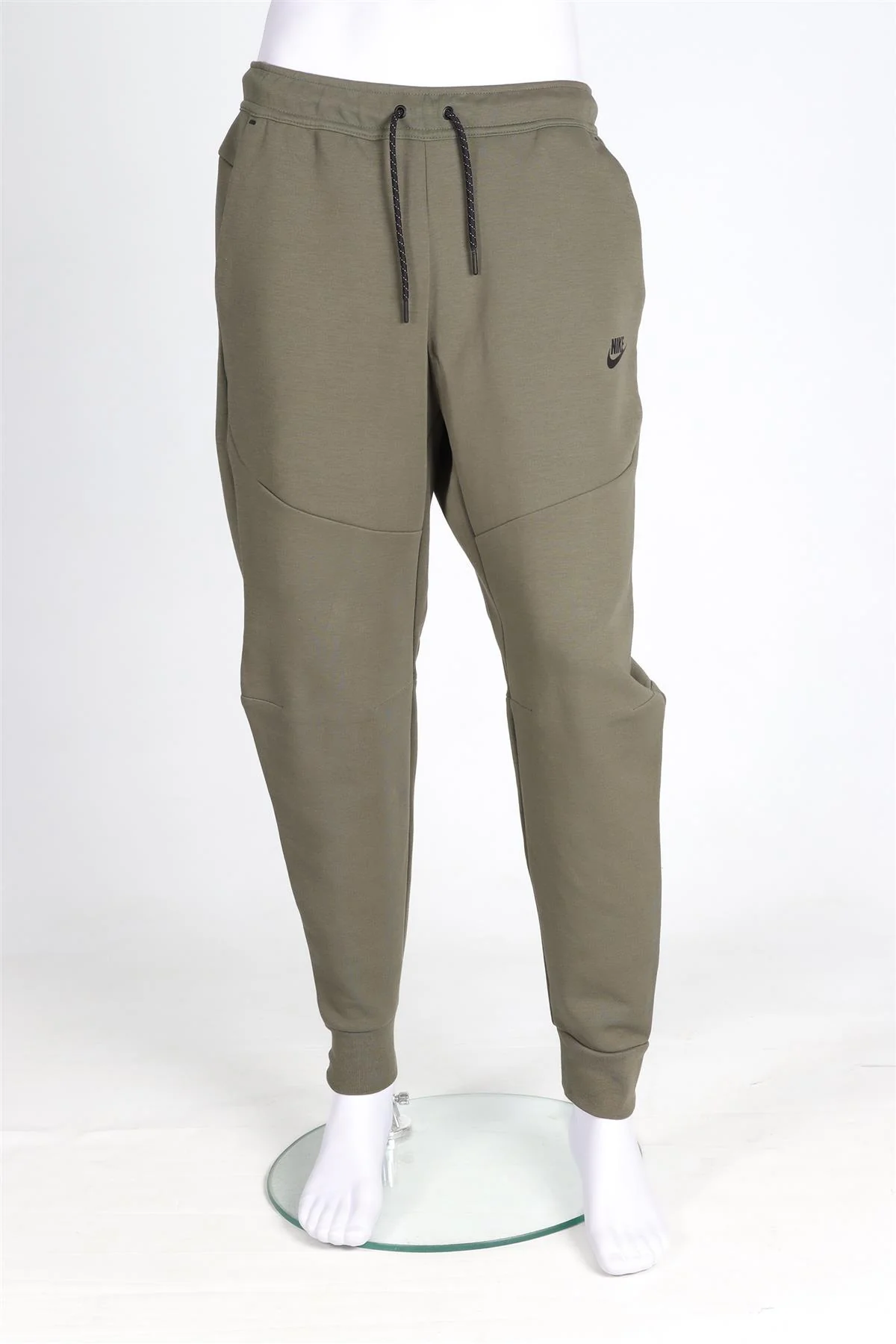 NIKE GREEN MEN'S COTTON TRACK PANTS MEDIUM - Image 2