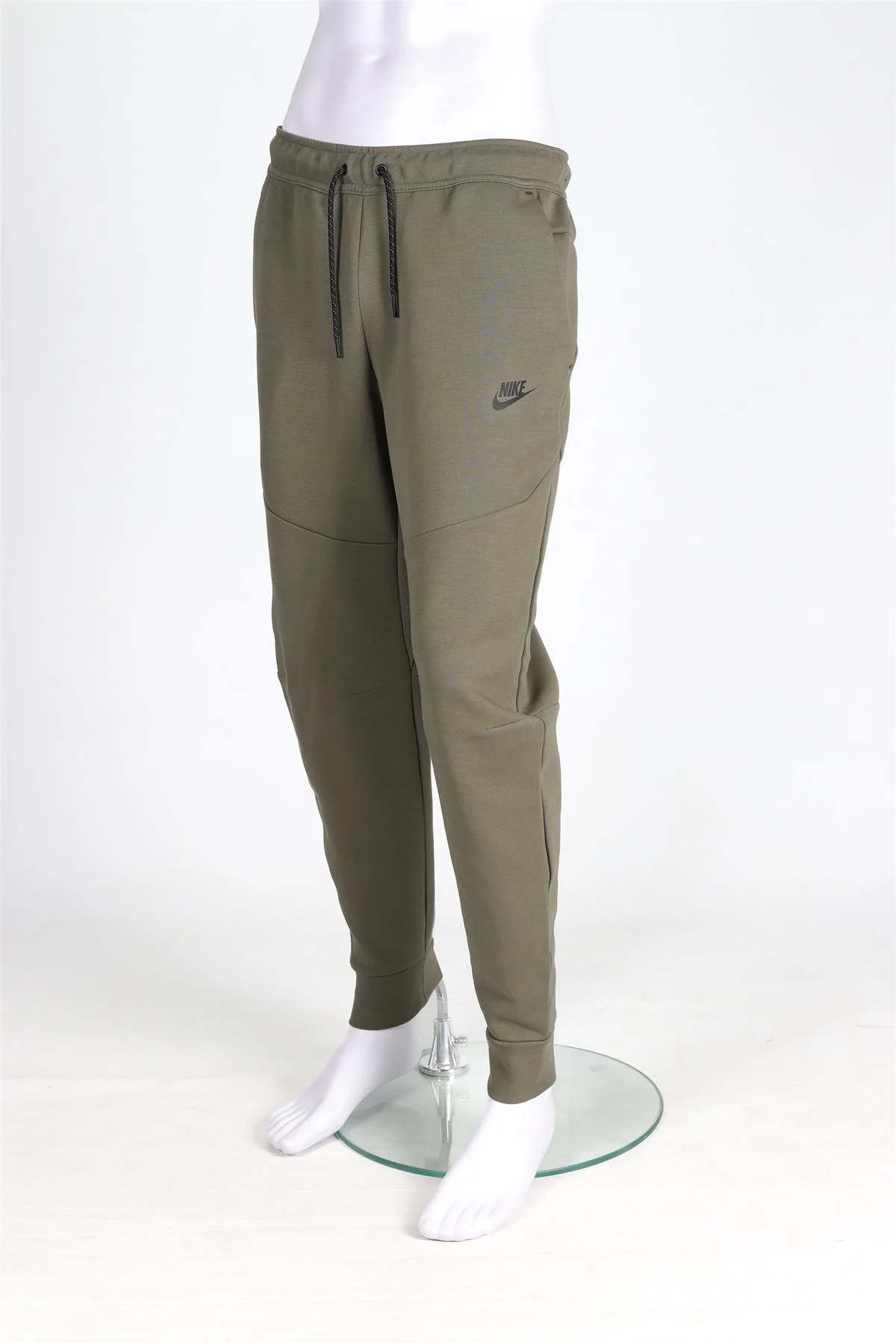 NIKE GREEN MEN'S COTTON TRACK PANTS MEDIUM - Image 3
