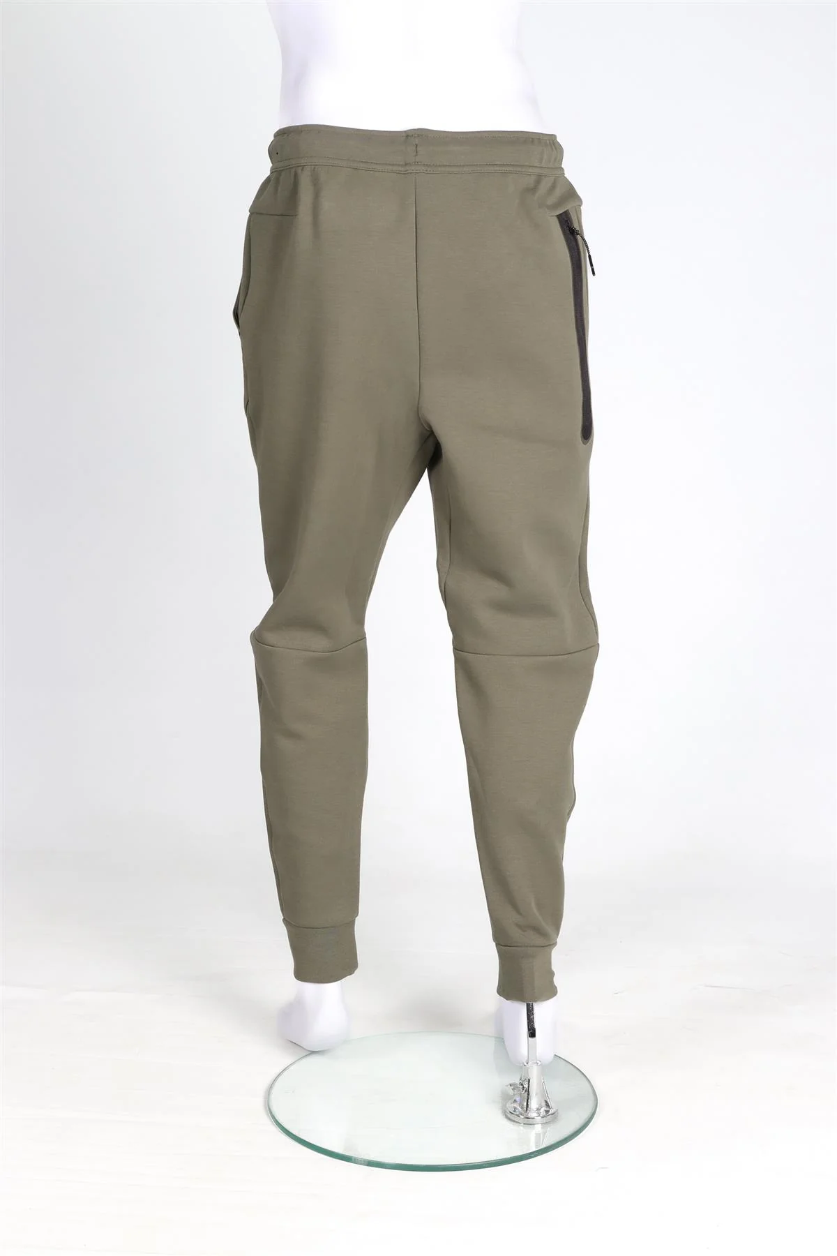 NIKE GREEN MEN'S COTTON TRACK PANTS MEDIUM - Image 4