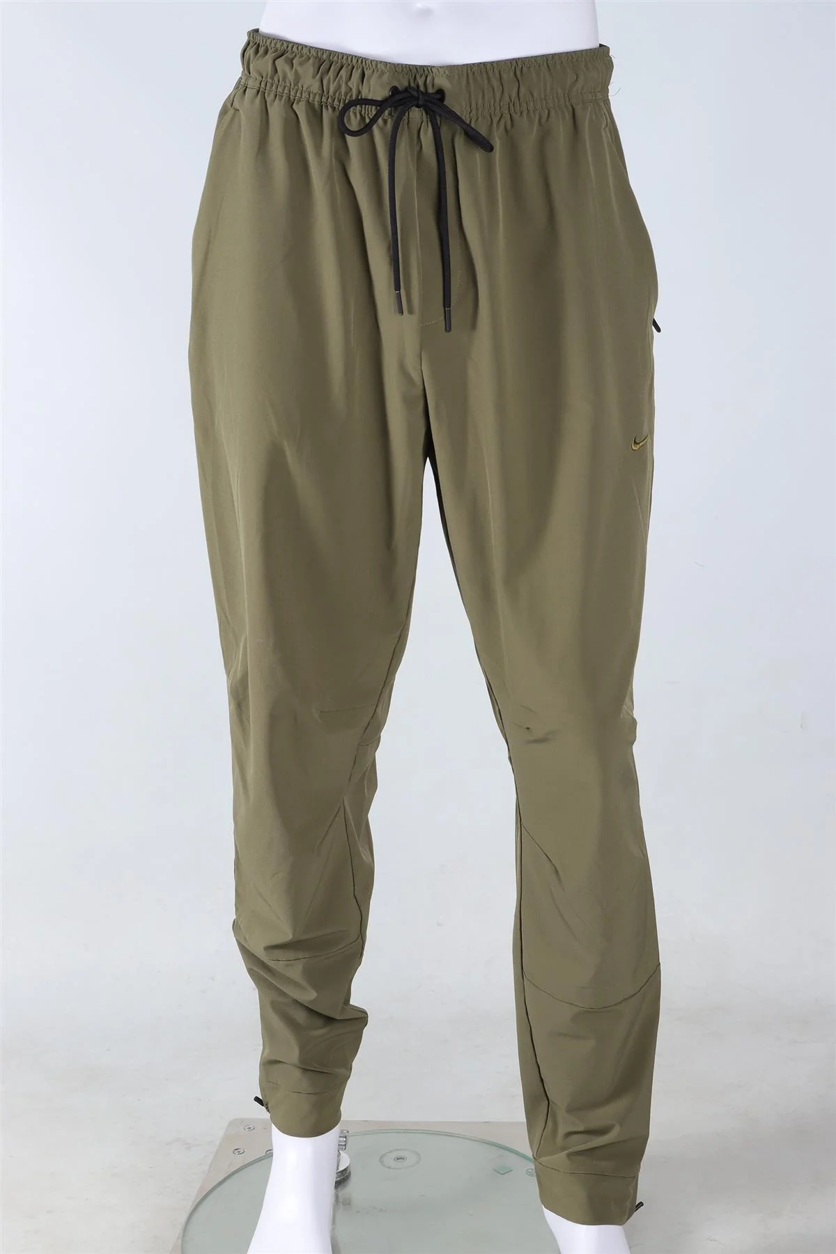 NIKE GREEN SHELL TRACK PANTS LARGE - Image 2