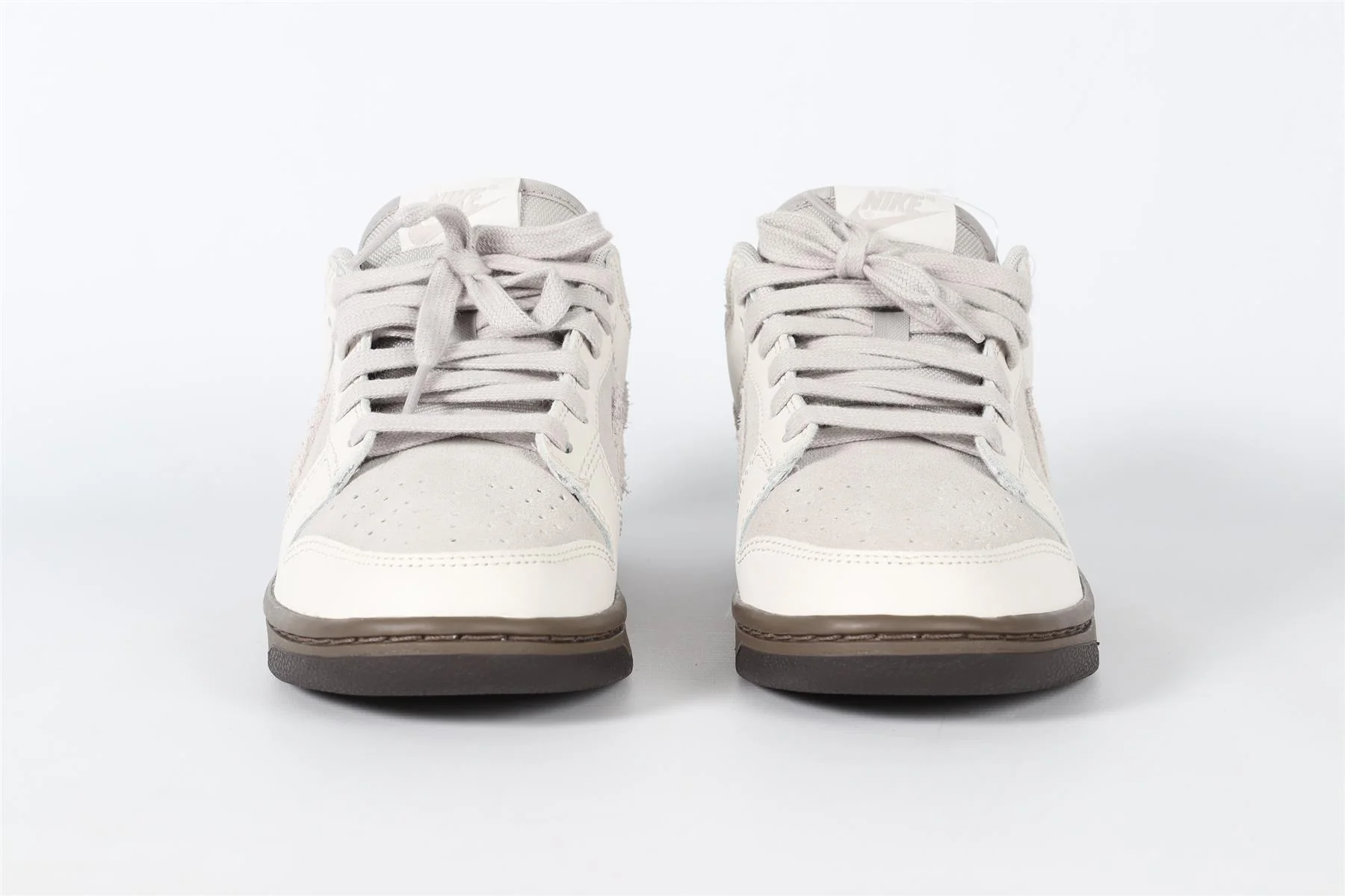 NIKE GREY DUNK LOW IRONSTONE SUEDE SNEAKERS EU 38.5 UK 5.5 US 6 - Image 3