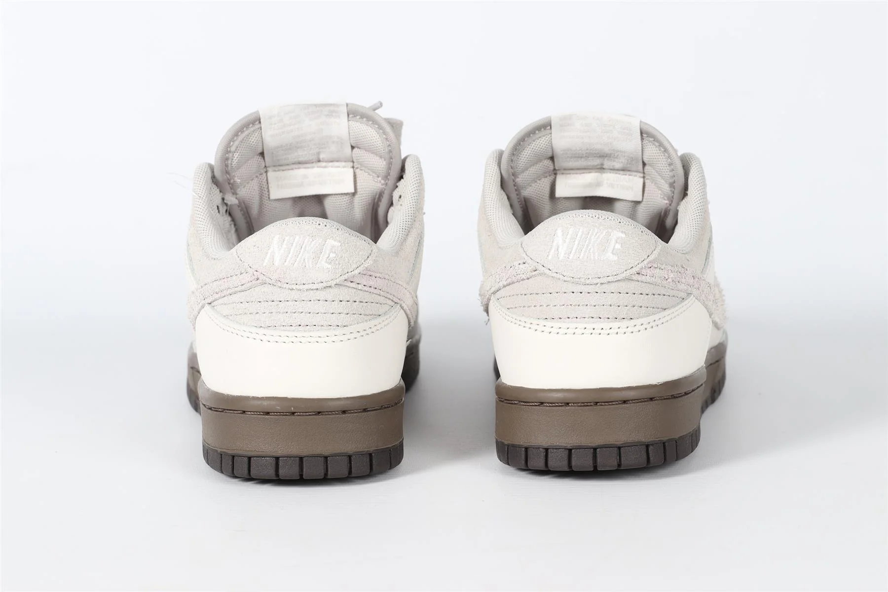 NIKE GREY DUNK LOW IRONSTONE SUEDE SNEAKERS EU 38.5 UK 5.5 US 6 - Image 4