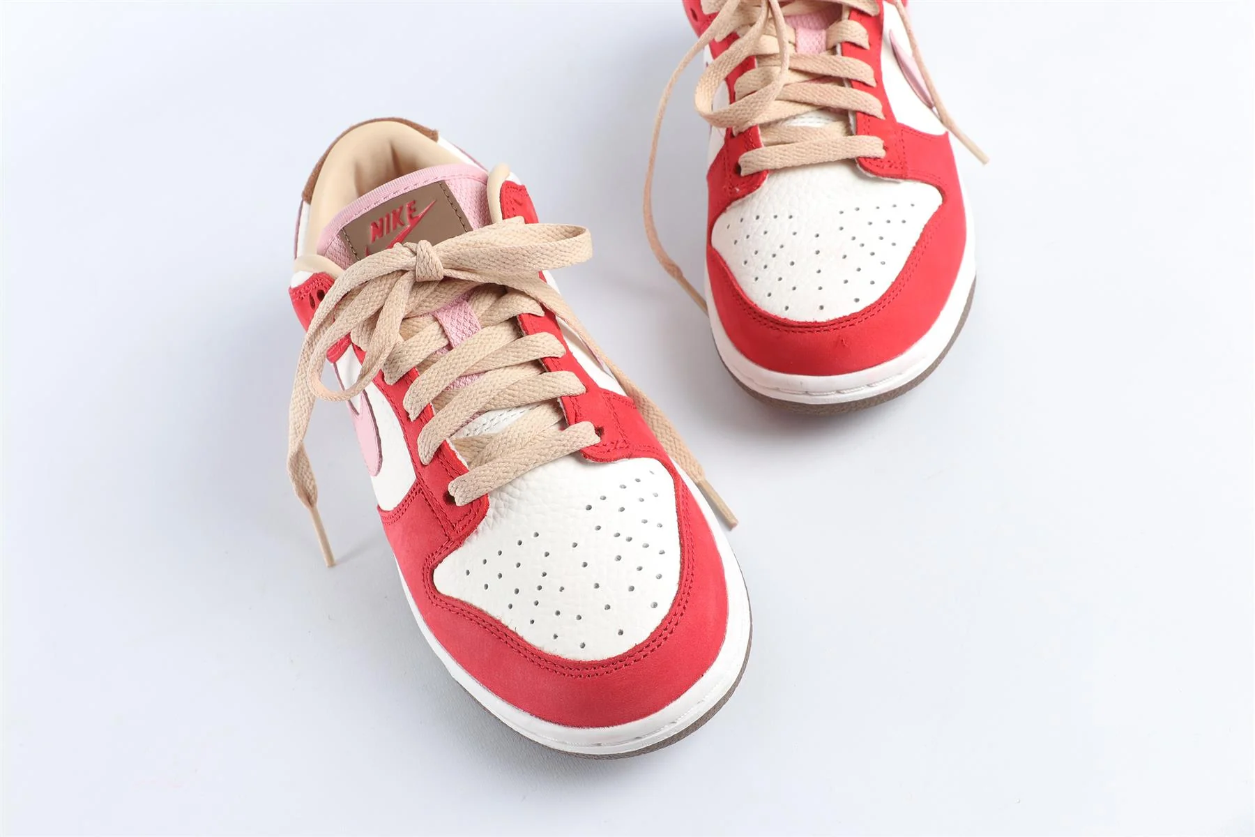 NIKE GREY KIDS LEATHER SNEAKERS EU 35 UK 2.5 US 3 - Image 4