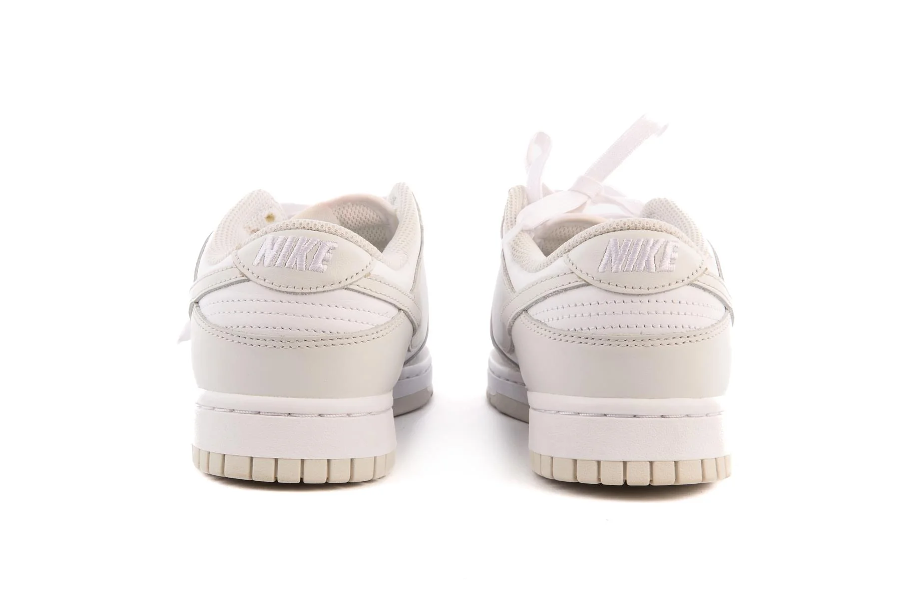 NIKE GREY LEATHER SNEAKERS EU 38.5 UK 5 US 7.5 - Image 5