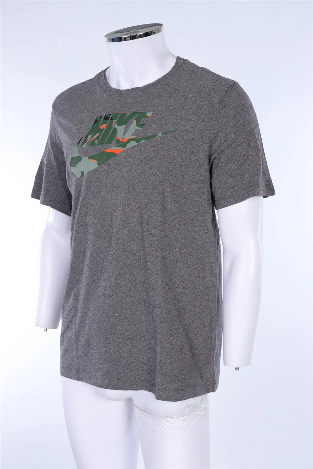 NIKE GREY MEN'S T-SHIRT MEDIUM - Image 3