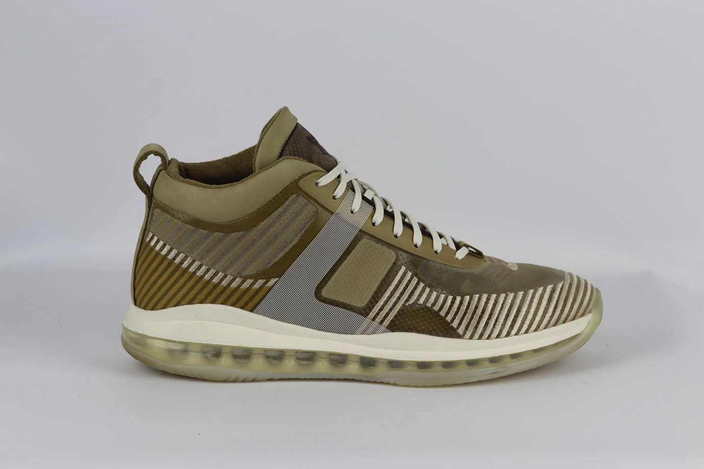 NIKE MEN'S LEBRON + JOHN ELLIOTT ICON LEATHER SNEAKERS EU 47.5 UK 12 US 13 - Image 2