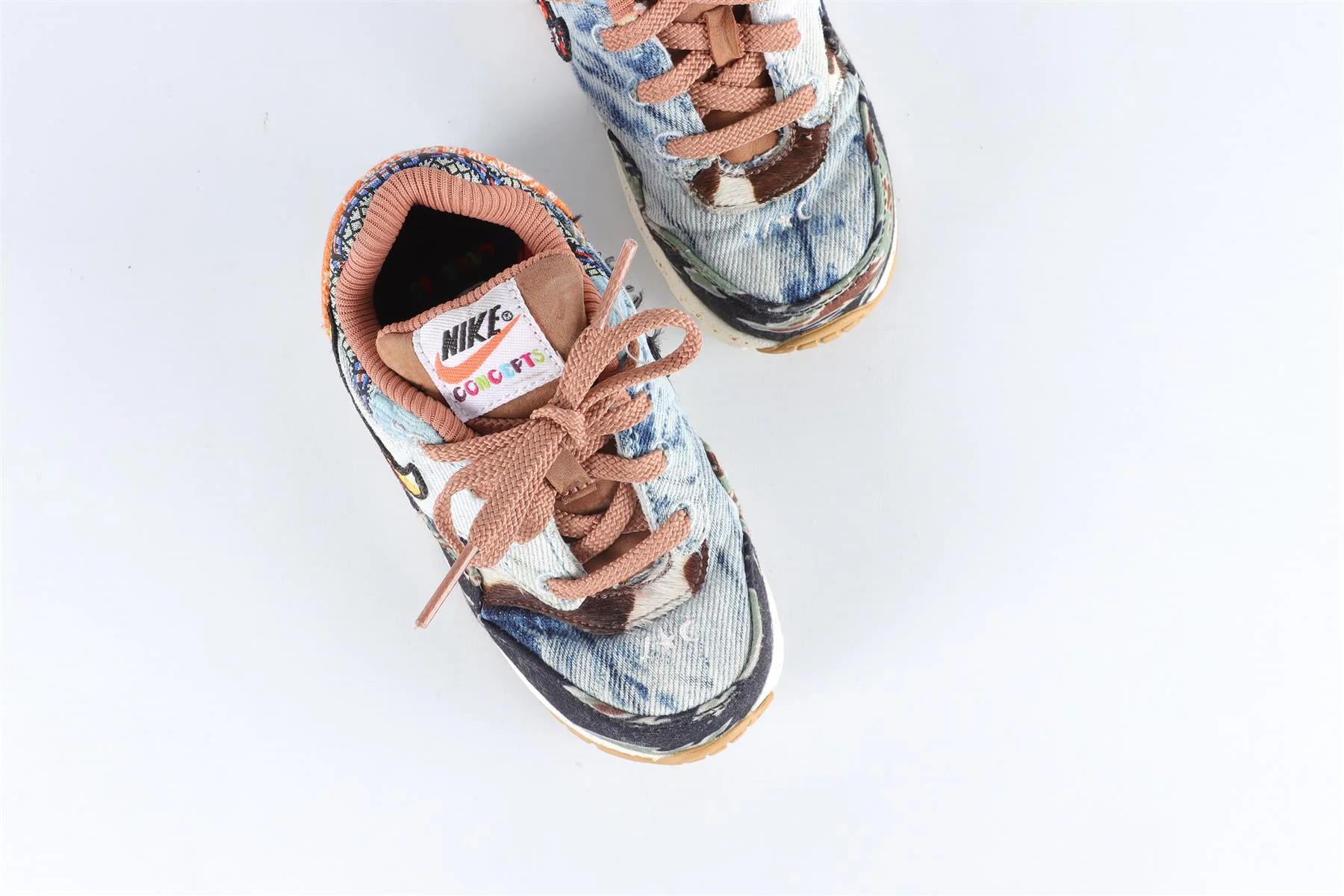 NIKE MULTICOLOURED KIDS CONCEPTS AIR MAX 1 HEAVY SNEAKERS EU 25 UK 7.5 US 8 - Image 4