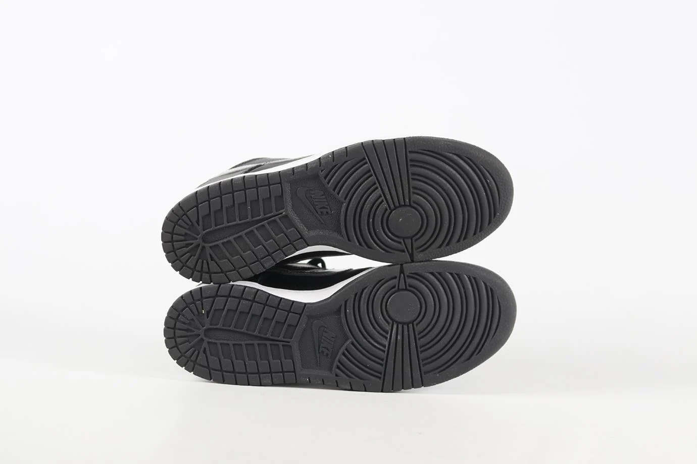 NIKE + NBA DUNK LOW BLACK SILVER LEATHER SNEAKERS EU 39 UK 6 US 6.5 - Image 5