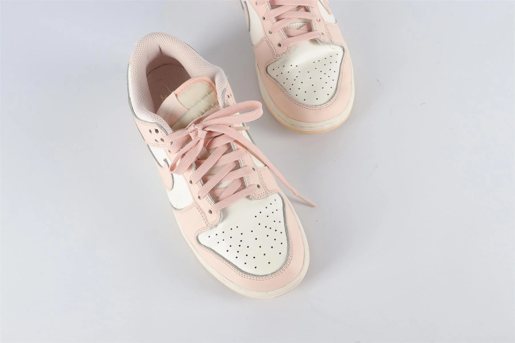 NIKE PINK DUNK ORANGE PEARL SNEAKERS EU 39 UK 5.5 US 8 - Image 4