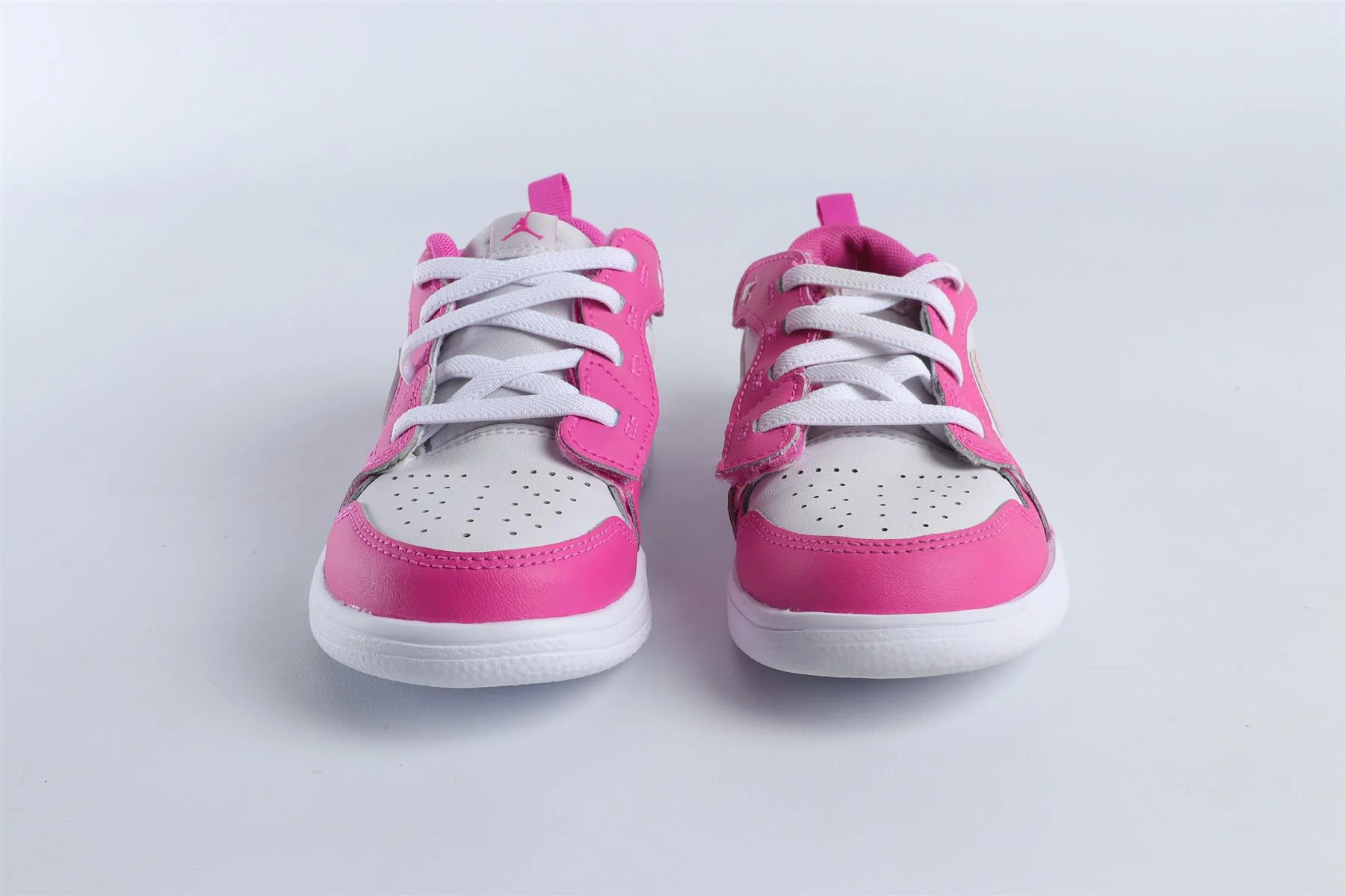 NIKE PINK KIDS LEATHER SNEAKERS EU 27 UK 9.5 US 10 - Image 3