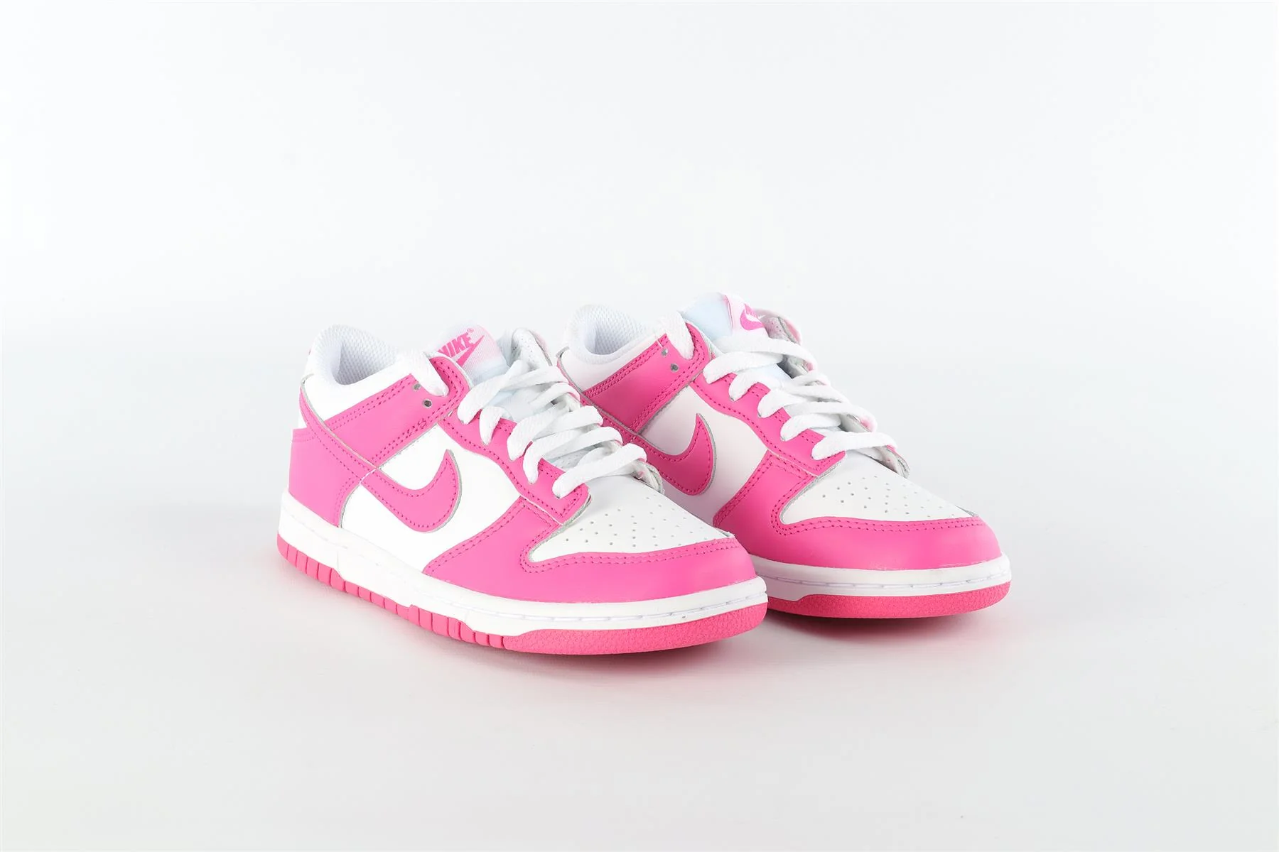 NIKE PINK LEATHER TRAINERS EU 37 UK 4 US 6.5 - Image 2