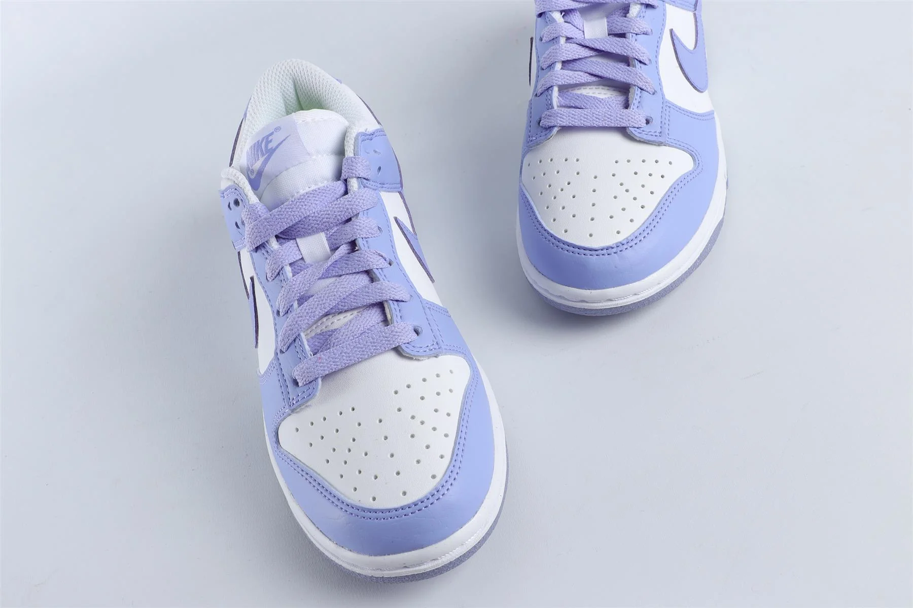 NIKE PURPLE KIDS LEATHER SNEAKERS EU 35.5 UK 3 US 3.5 - Image 4