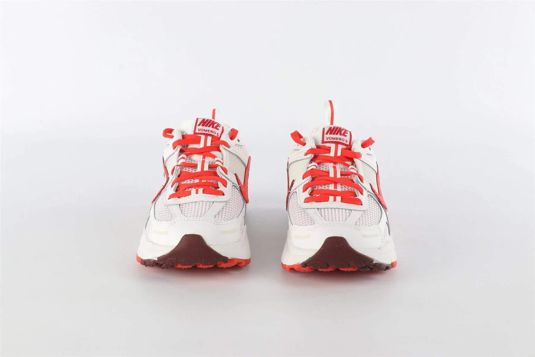 NIKE RED LEATHER TRAINERS EU 37 UK 4 US 6.5 - Image 3
