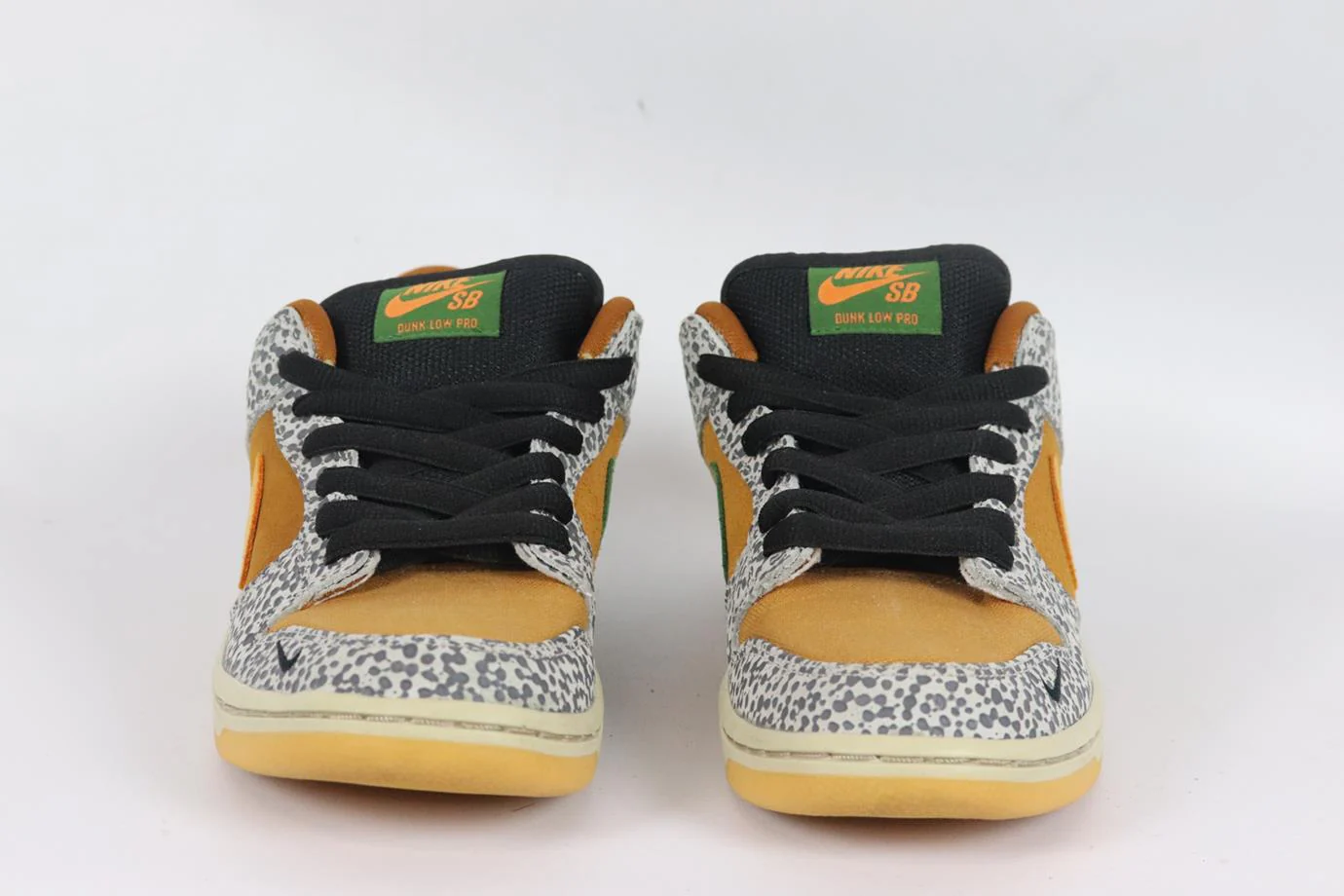 NIKE SB DUNK LOW PRO SAFARI FAUX LEATHER AND CANVAS SNEAKERS EU 39 UK 6 US 6.5 - Image 3