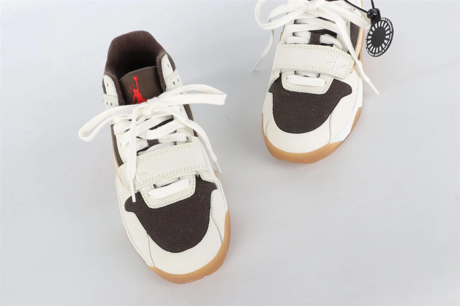 NIKE + TRAVIS SCOTT BROWN JUMPMAN JACK SAIL/DARK MOCHA SNEAKERS EU 38.5 UK 5.5 US 6 - Image 4