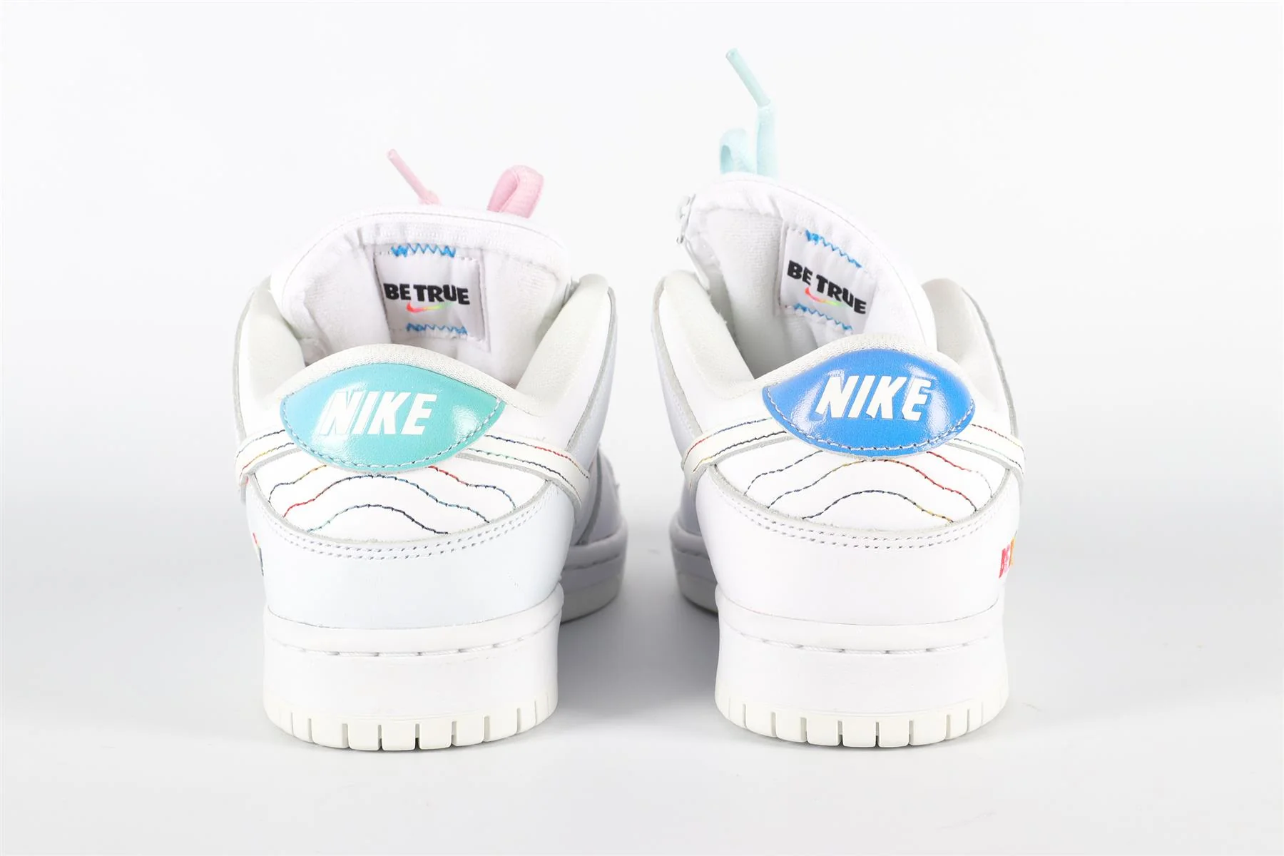 NIKE WHITE DUNK BE TRUE SNEAKERS EU 38.5 UK 5.5 US 6 - Image 5
