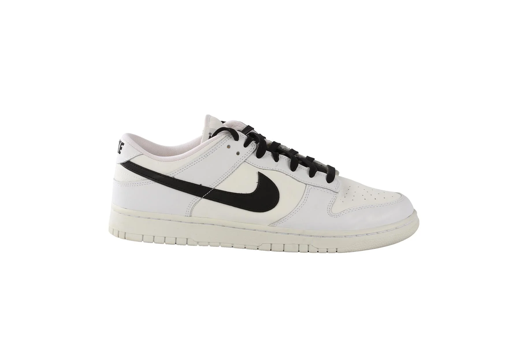 NIKE WHITE DUNK LOW REVERSE LOW MEN'S LEATHER SNEAKERS EU 47.5 UK 12 US 13 - Image 2