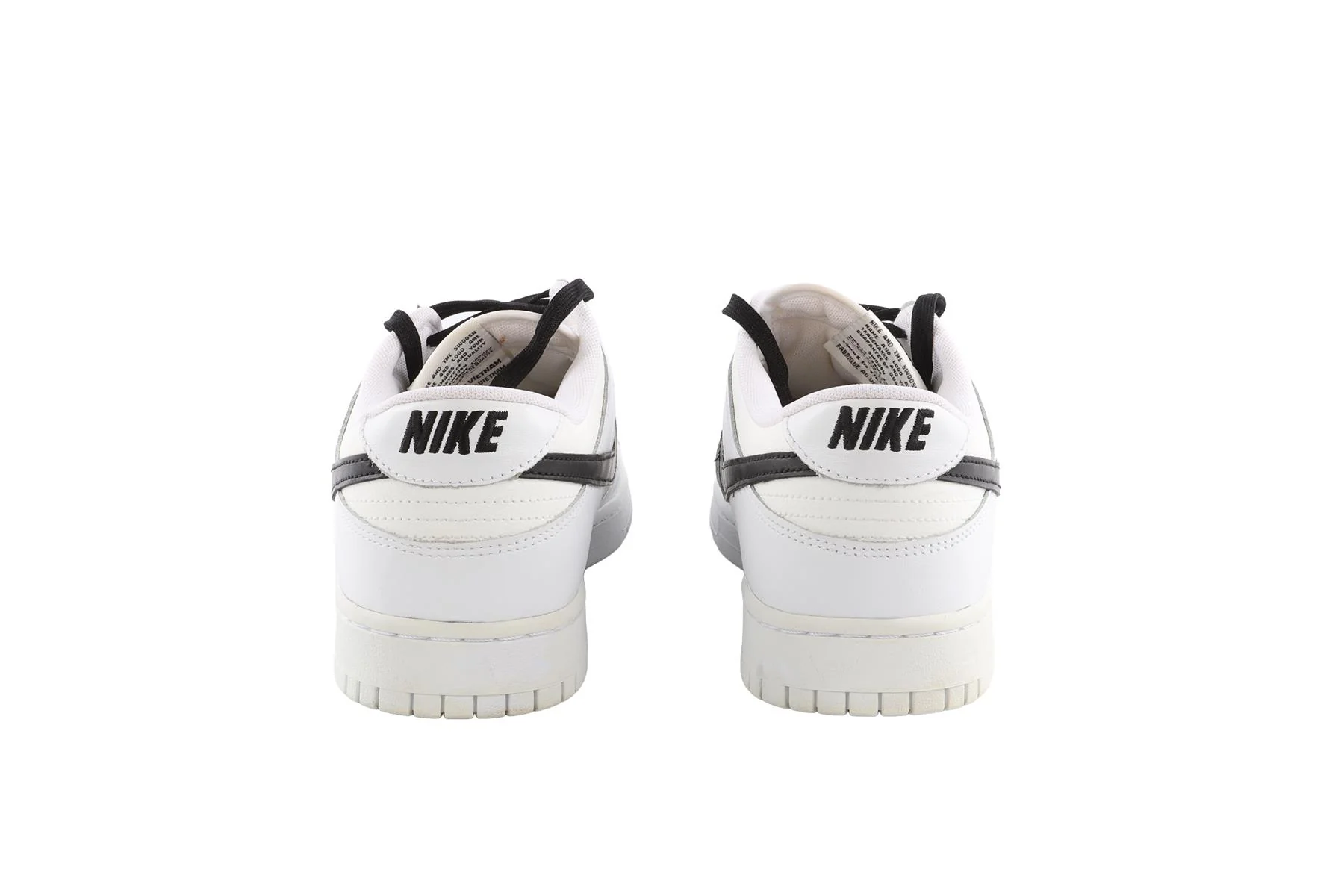 NIKE WHITE DUNK LOW REVERSE LOW MEN'S LEATHER SNEAKERS EU 47.5 UK 12 US 13 - Image 5