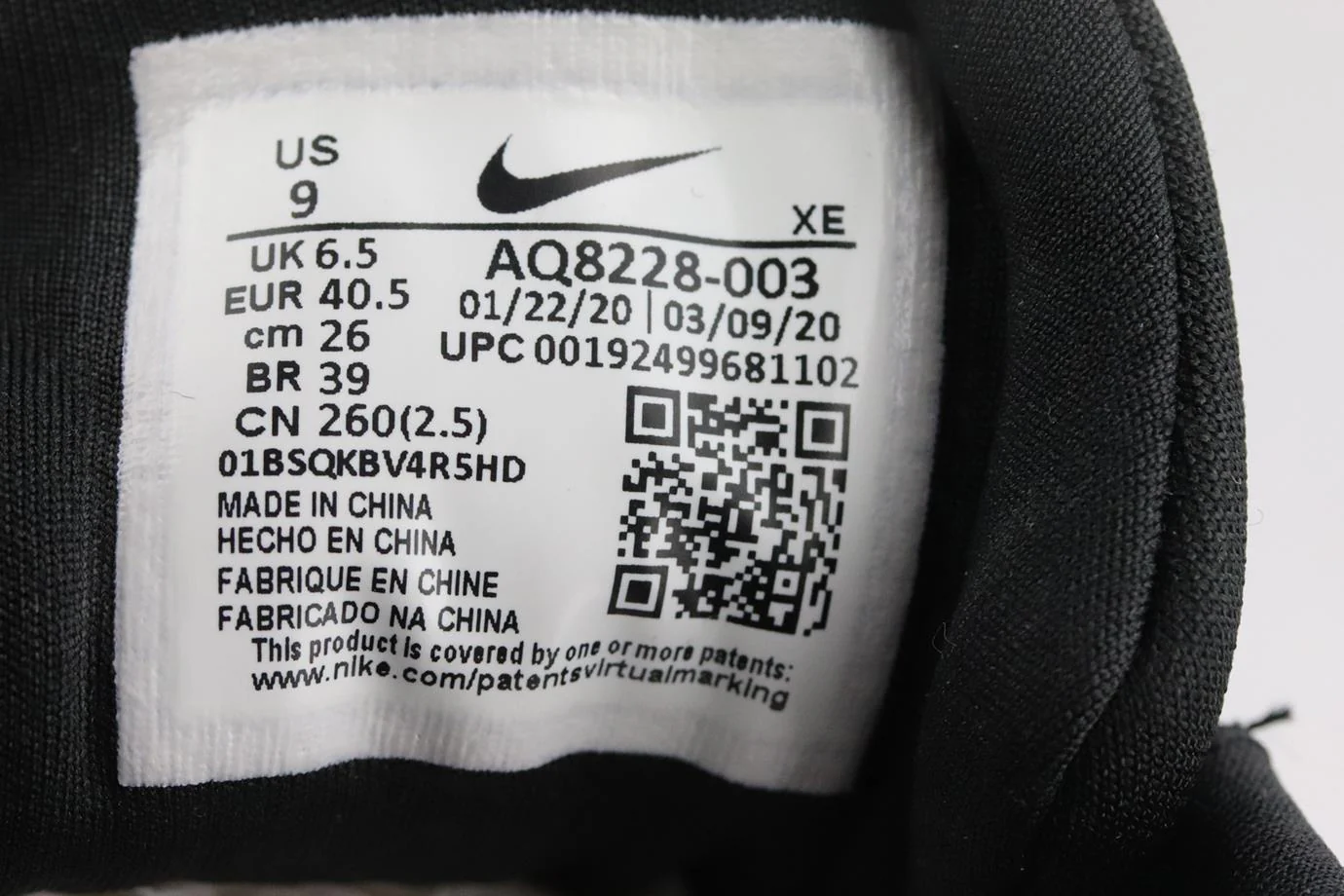 NIKE ZOOM WINLO 6 MESH SNEAKERS EU 40.5 UK 6.5 US 9 - Image 6