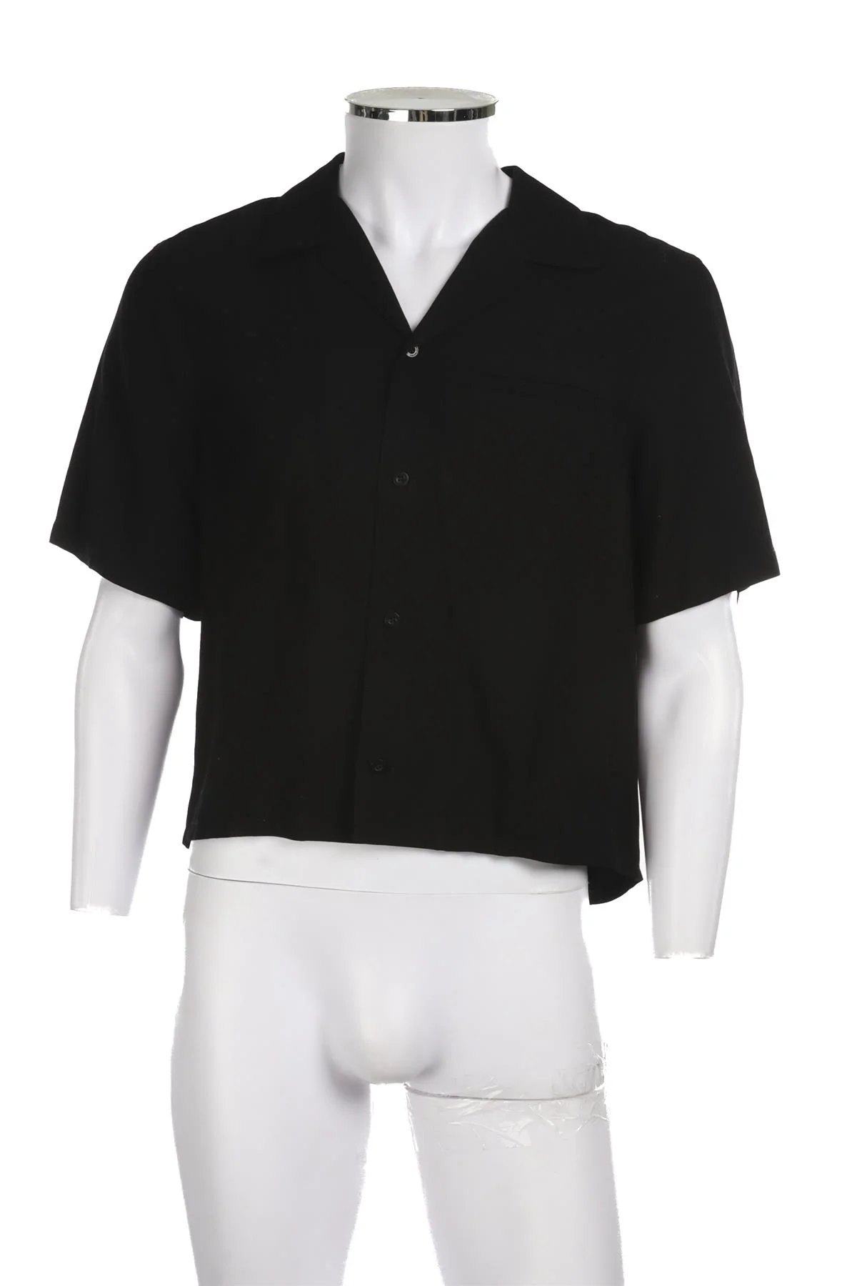 NILI LOTAN BLACK MENS JERSEY SHIRT MEDIUM - Image 2