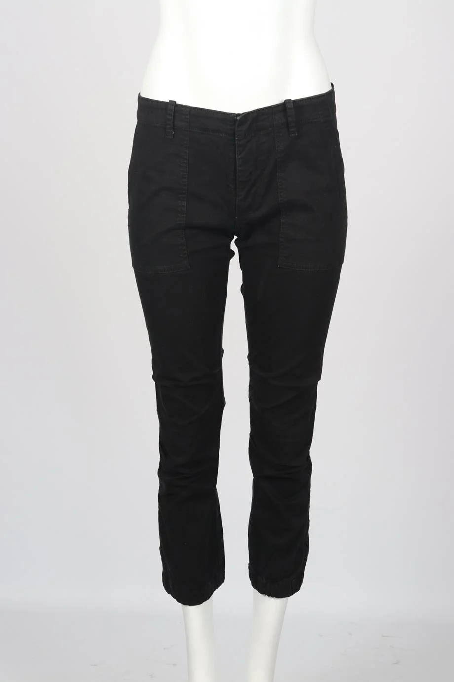 NILI LOTAN COTTON BLEND TAPERED PANTS US 4 UK 8 - Image 2