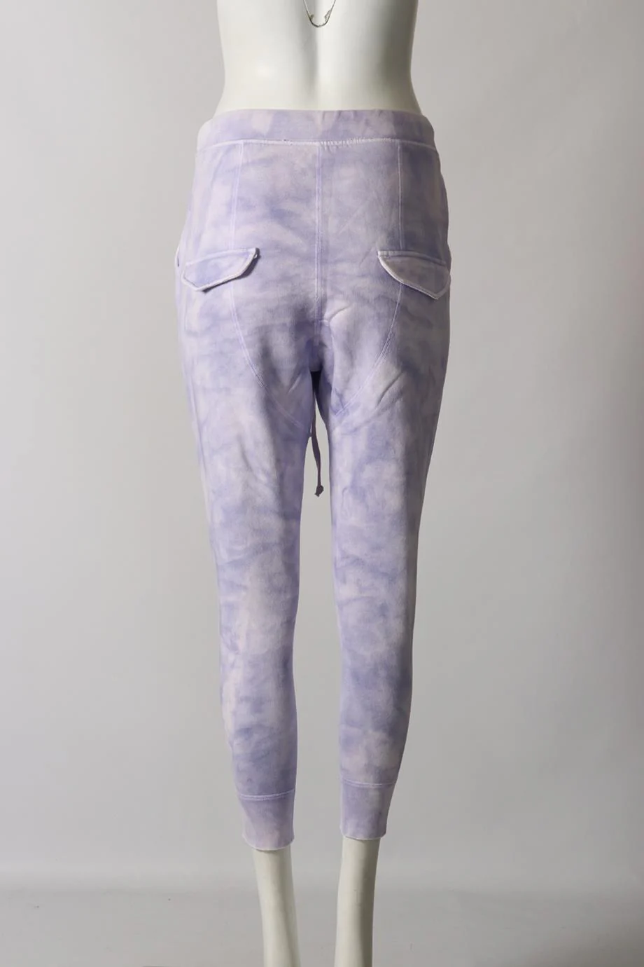 NILI LOTAN TIE DYED COTTON JERSEY TRACK PANTS SMALL - Image 4