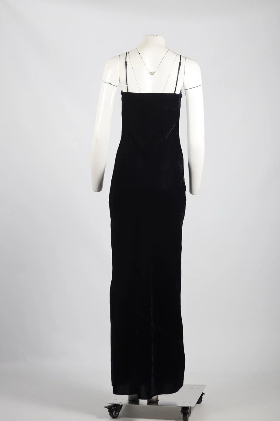 NILI LOTAN VELVET MAXI DRESS XSMALL - Image 4