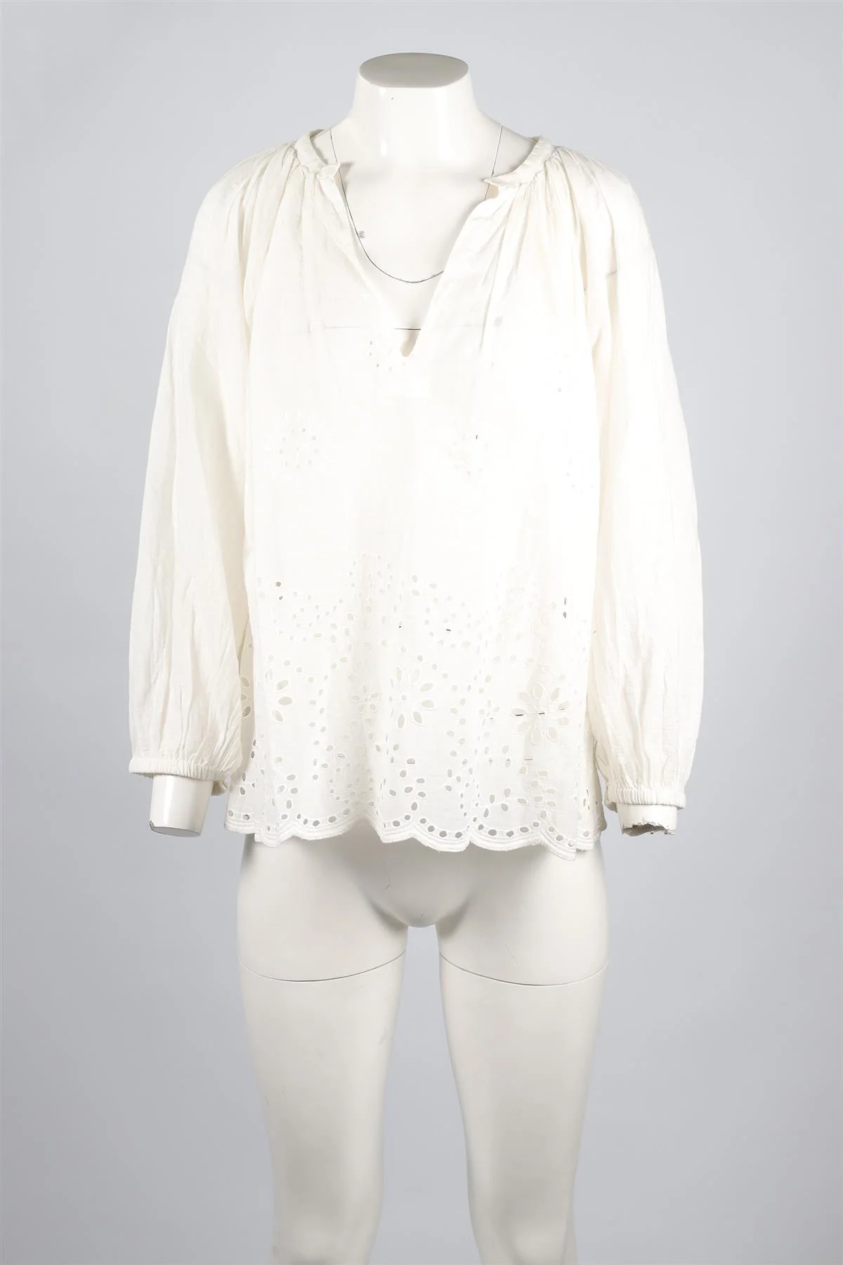 NILI LOTAN WHITE COTTON TOP SMALL - Image 2