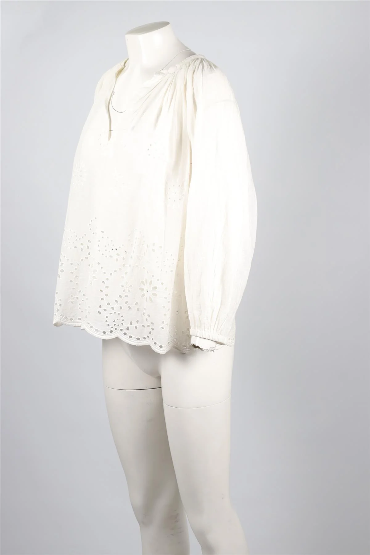 NILI LOTAN WHITE COTTON TOP SMALL - Image 3