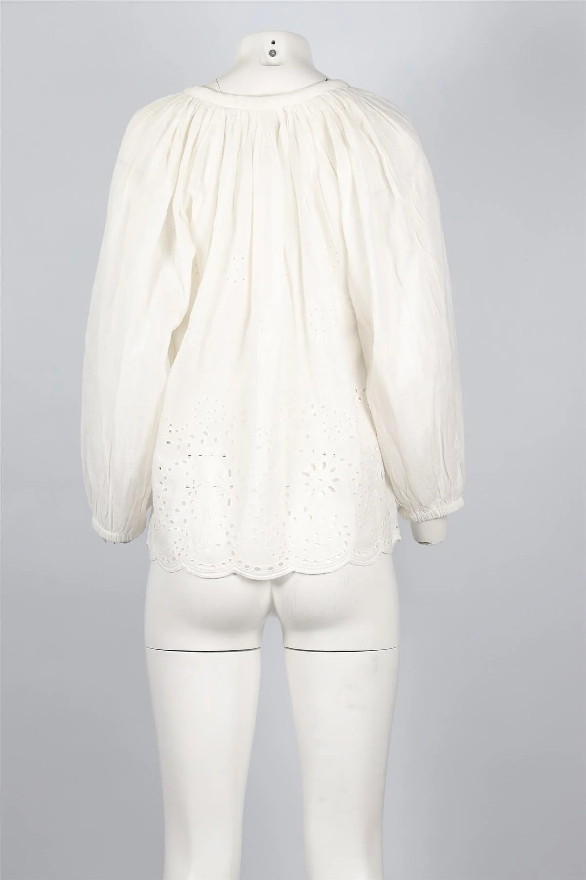 NILI LOTAN WHITE COTTON TOP SMALL - Image 4