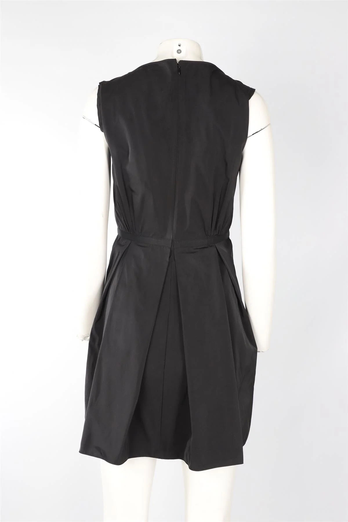 NINA RICCI BLACK SHELL MINI DRESS IT 38 UK 6 - Image 4