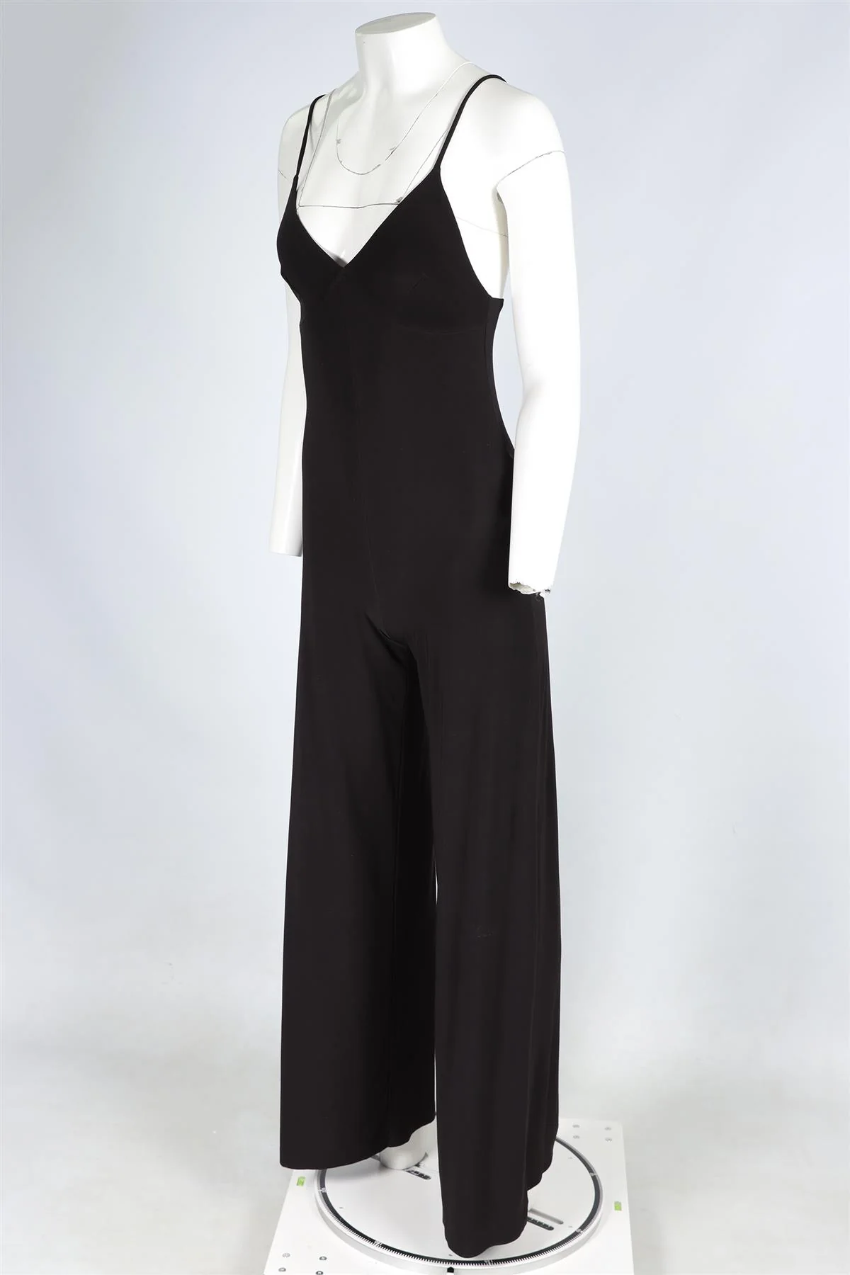 NORMA KAMALI BLACK JERSEY JUMPSUIT XSMALL - Image 3