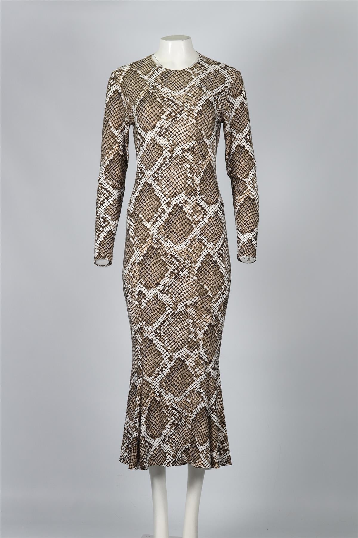 NORMA KAMALI JERSEY MAXI DRESS MEDIUM - Image 2