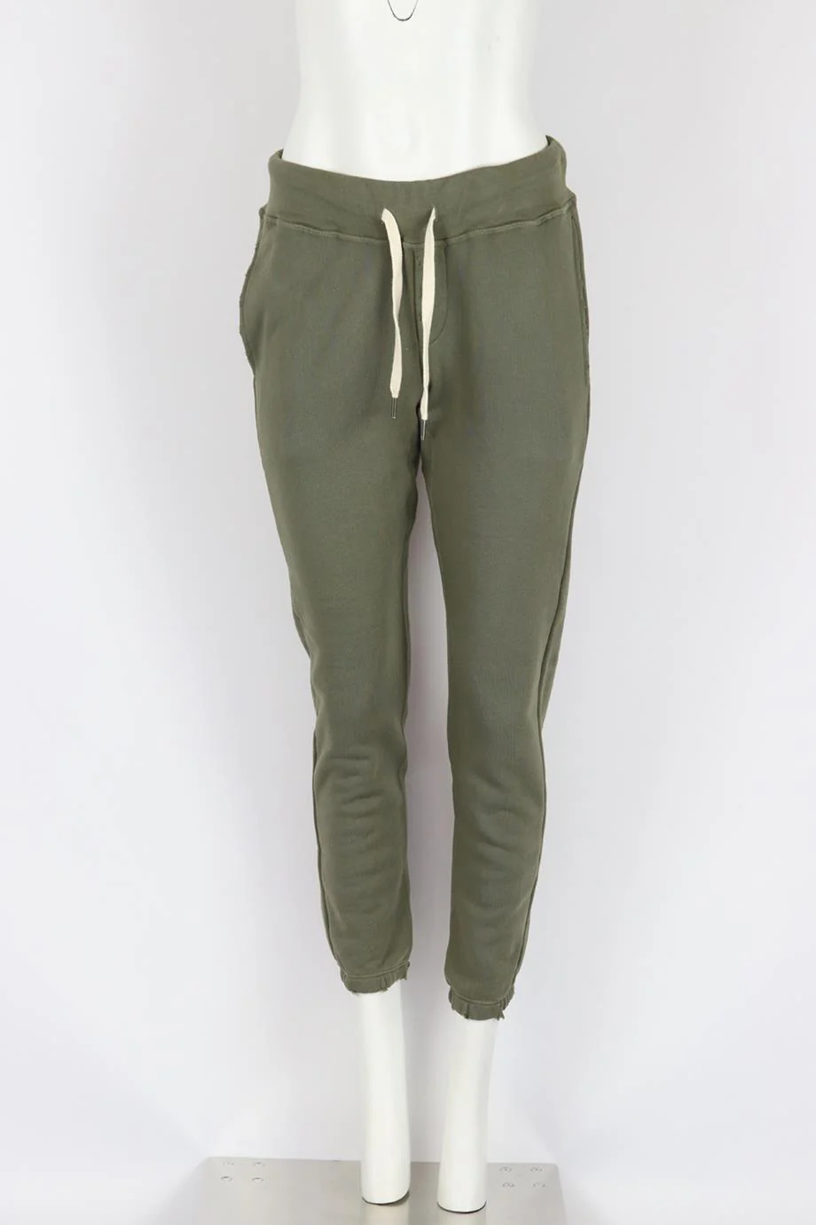 NSF DISTRESSED COTTON JERSEY TRACK PANTS MEDIUM - Image 2