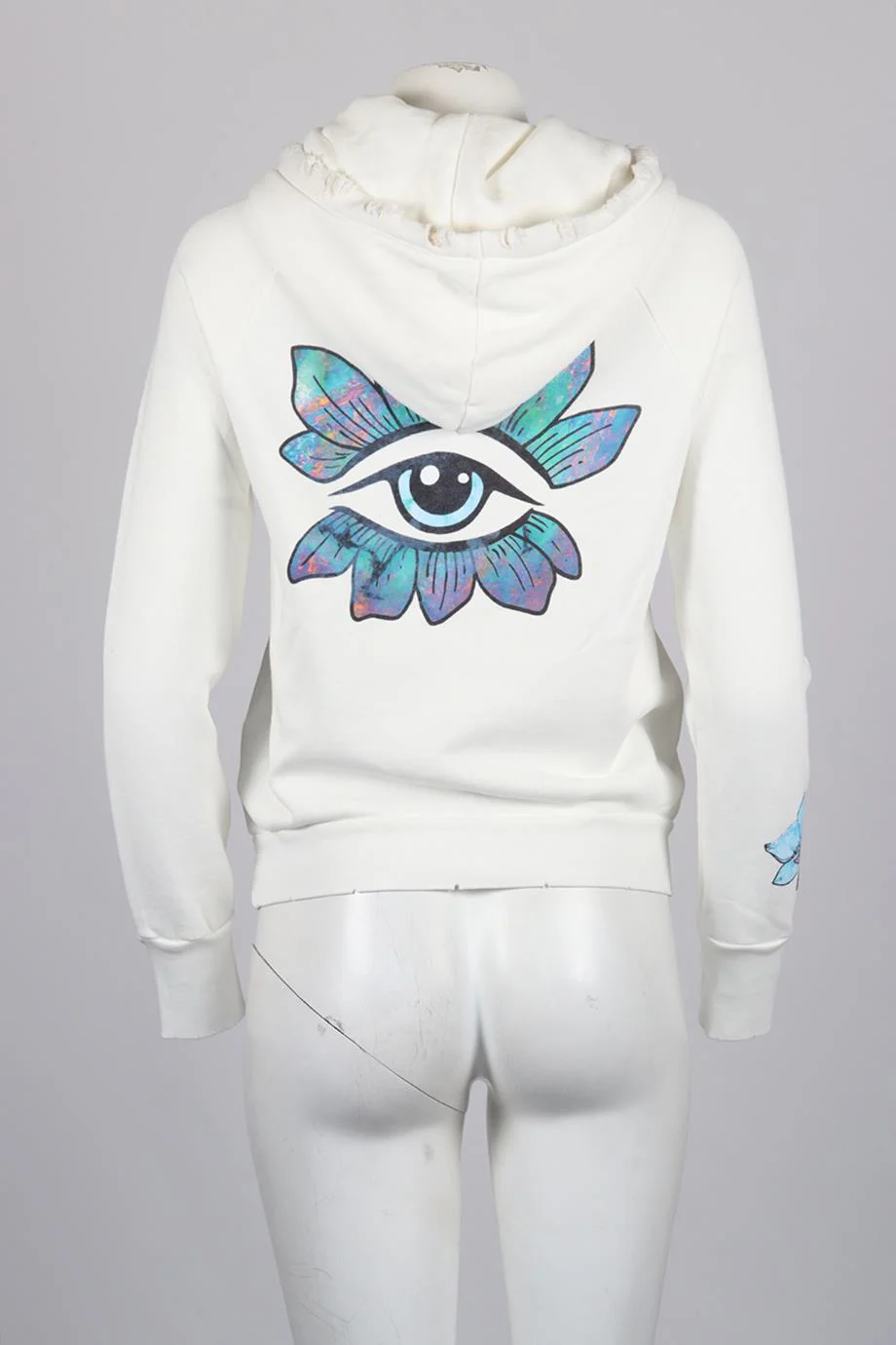 NSF + JACQUIE AICHE COTTON HOODIE SMALL - Image 4