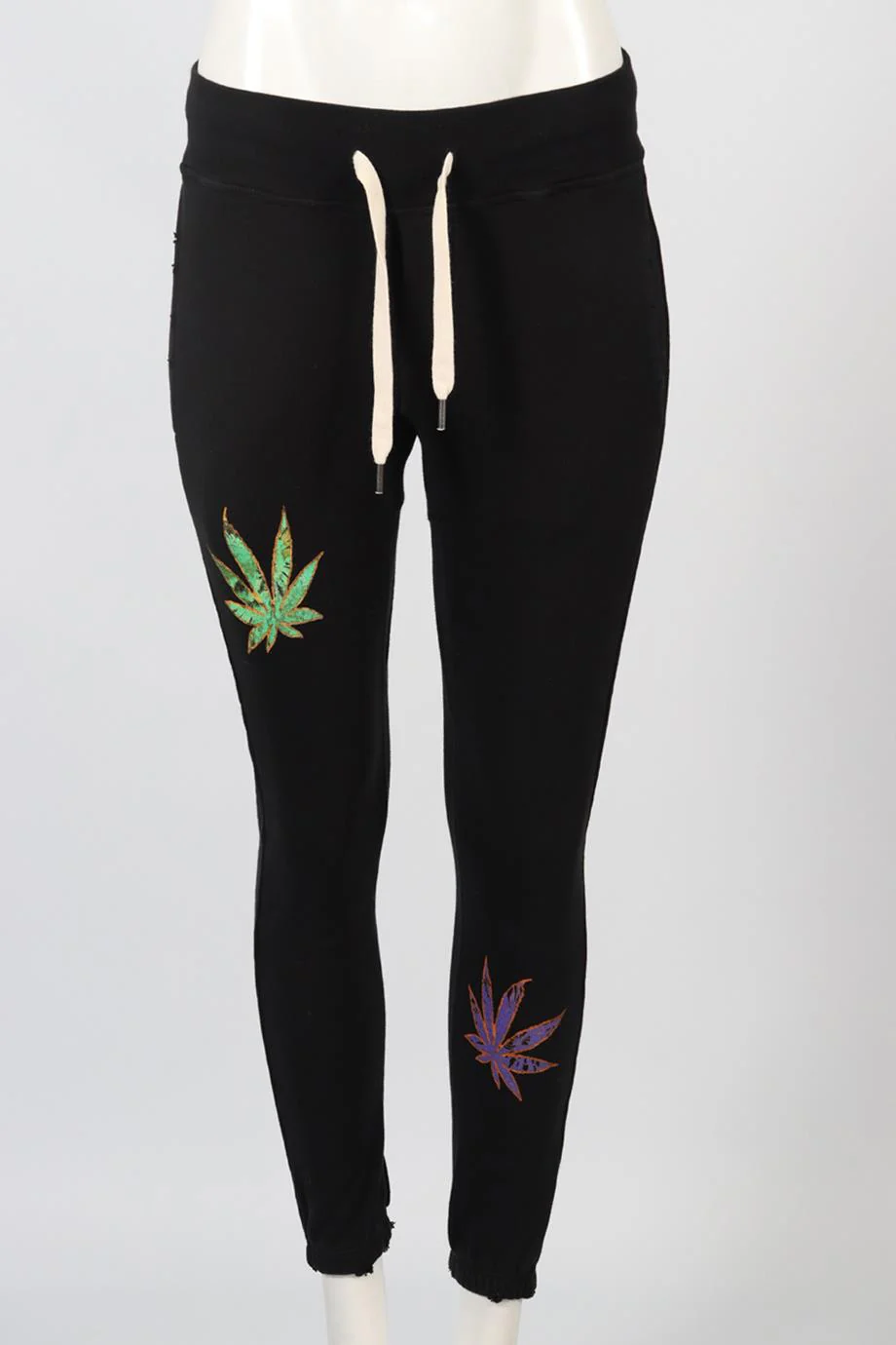 NSF + JACQUIE AICHE PRINTED COTTON TRACK PANTS XSMALL - Image 2