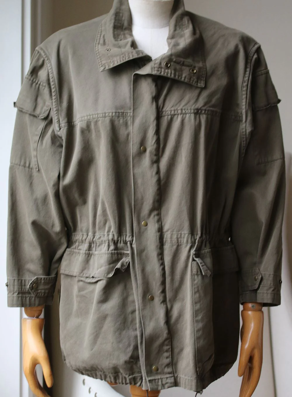 NSF LOKI COTTON TWILL PARKA JACKET SMALL - Image 2