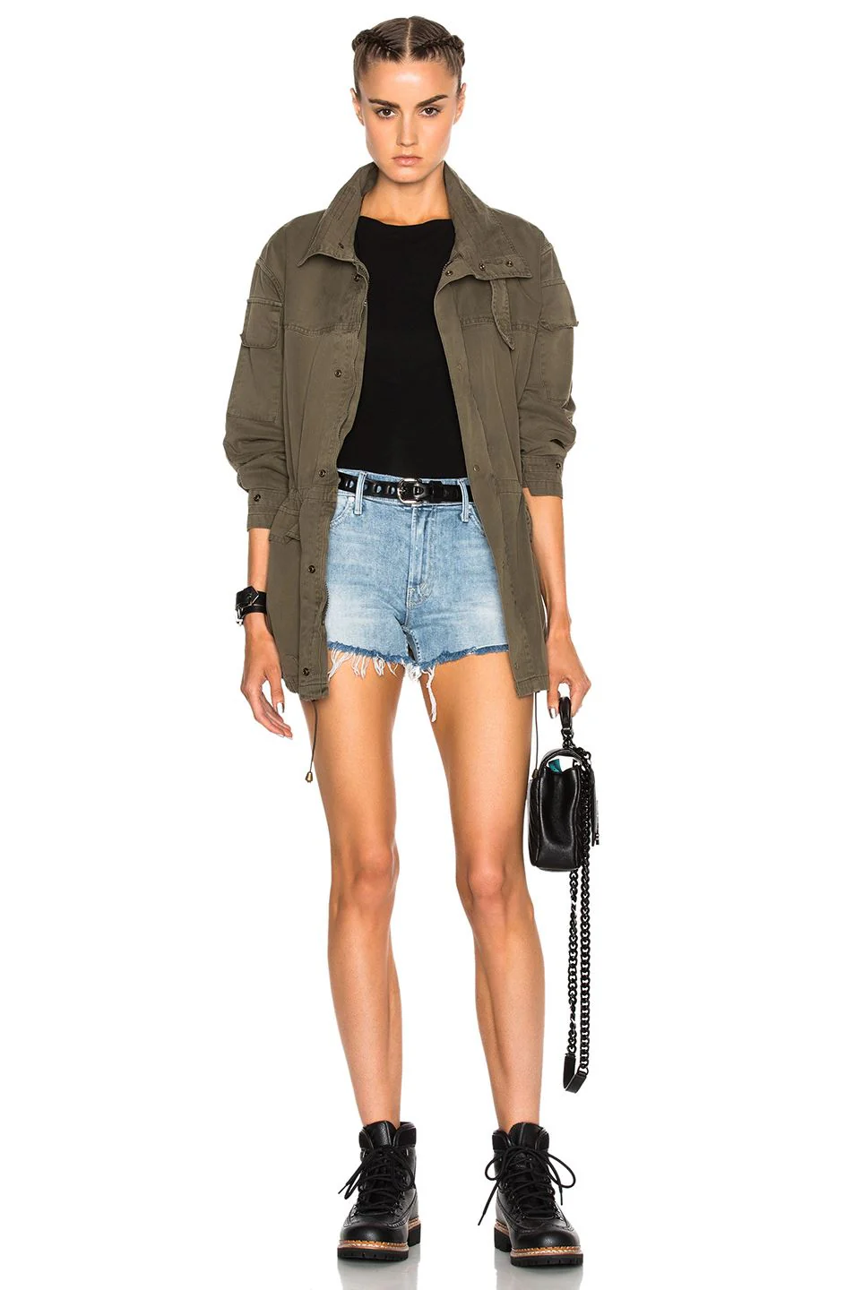 NSF LOKI COTTON TWILL PARKA JACKET SMALL - Image 7
