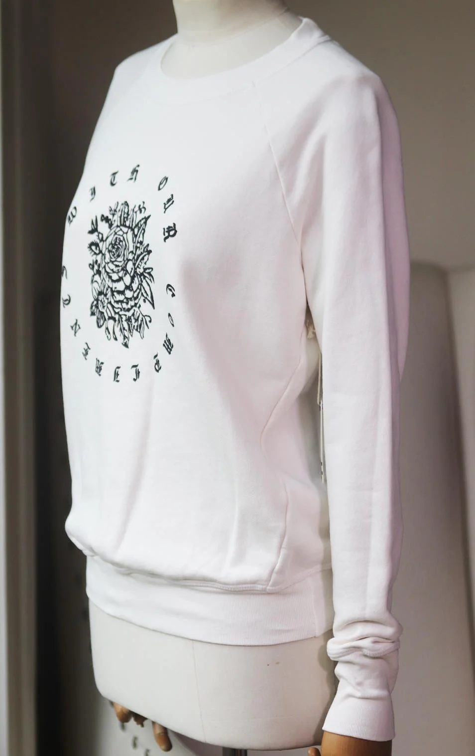 NSF PRINTED COTTON JERSEY SWEATSHIRT SMALL - Image 3