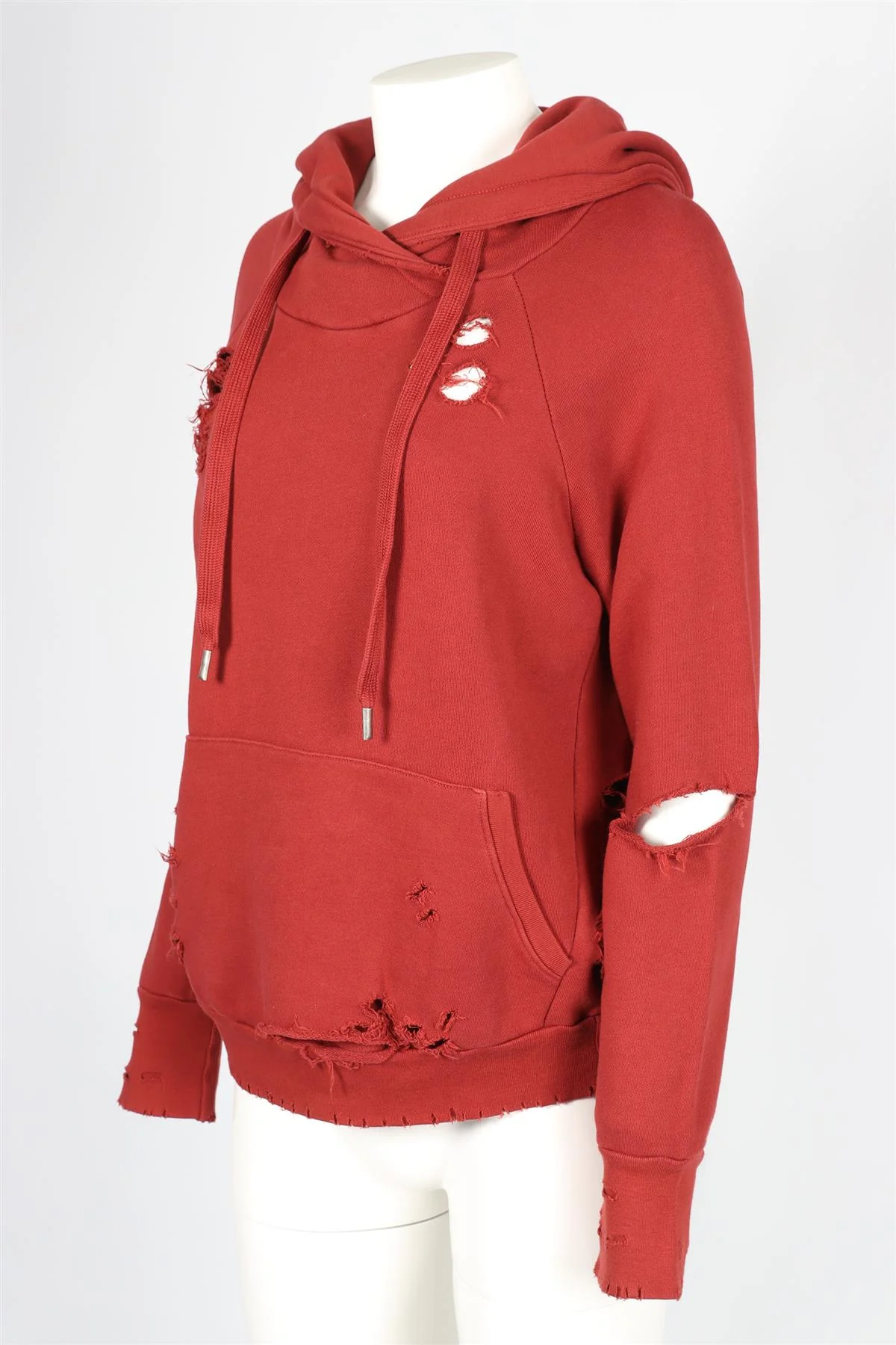 NSF RED COTTON HOODIE LARGE - Image 3