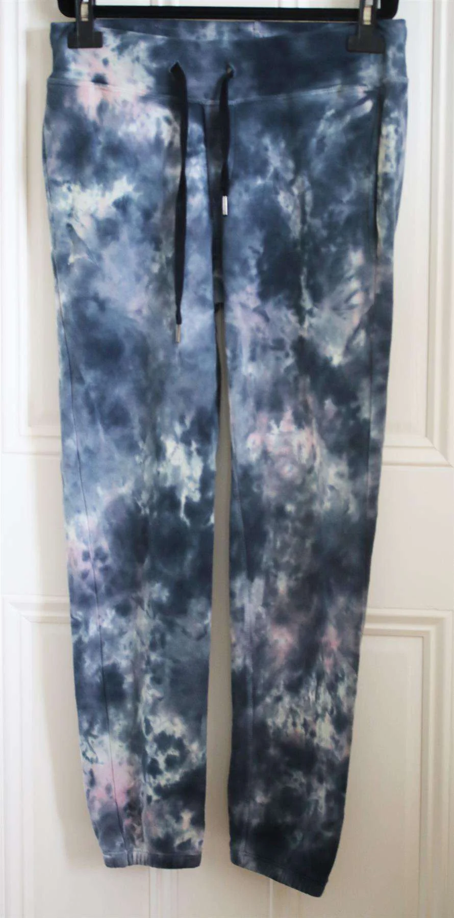 NSF SAYDE TIE DYE COTTON JERSEY TRACK PANTS SMALL - Image 3