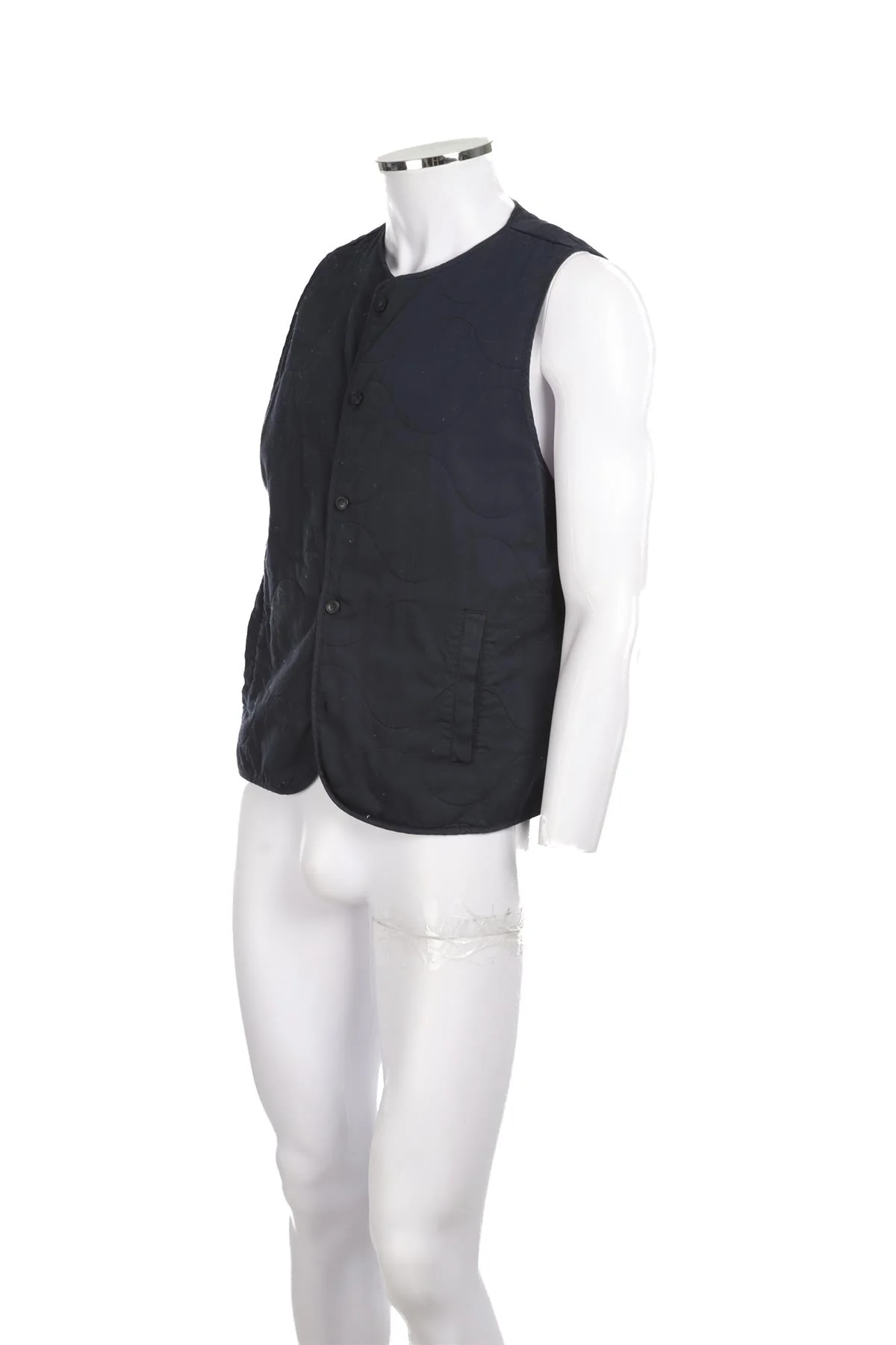OCTOBRE BLUE MENS COTTON GILET MEDIUM - Image 3