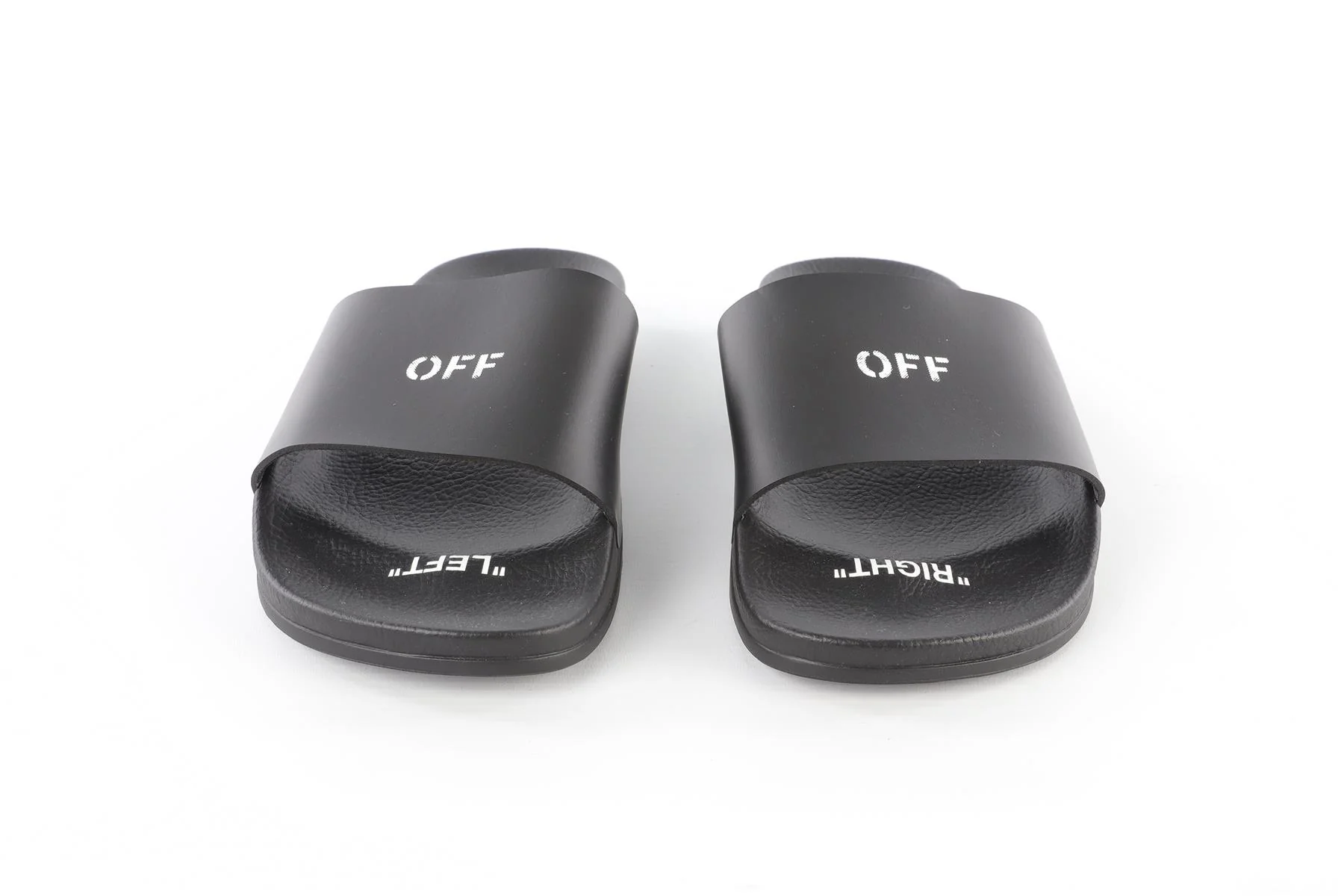 OFF-WHITE BLACK KIDS BOYS SLIDES EU 37 UK 4 US 4.5 - Image 3