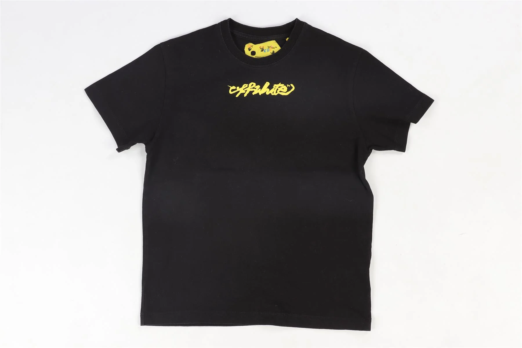 OFF-WHITE BLACK KIDS BOYS T-SHIRT 8 YEARS - Image 2