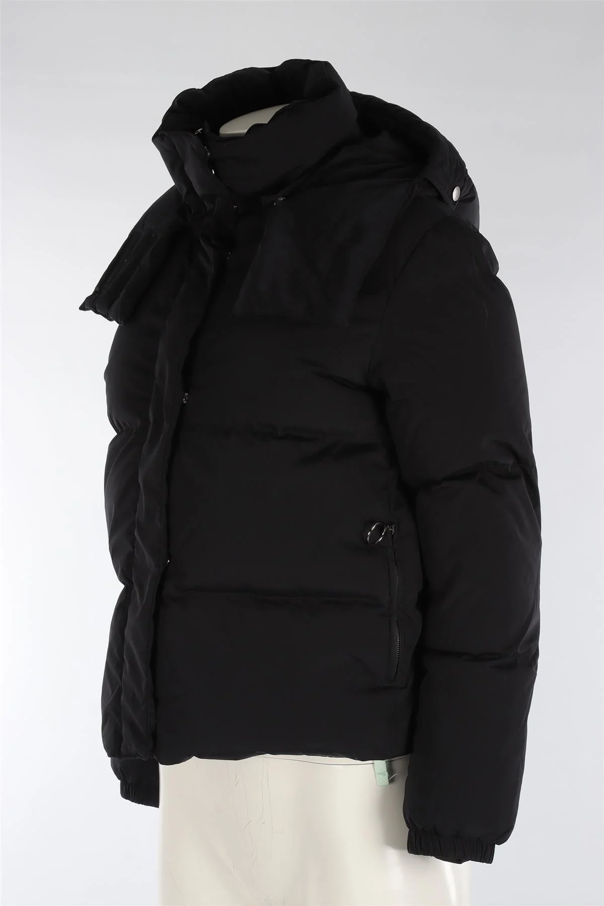 OFF-WHITE BLACK SHELL JACKET IT 38 UK 6 - Image 3