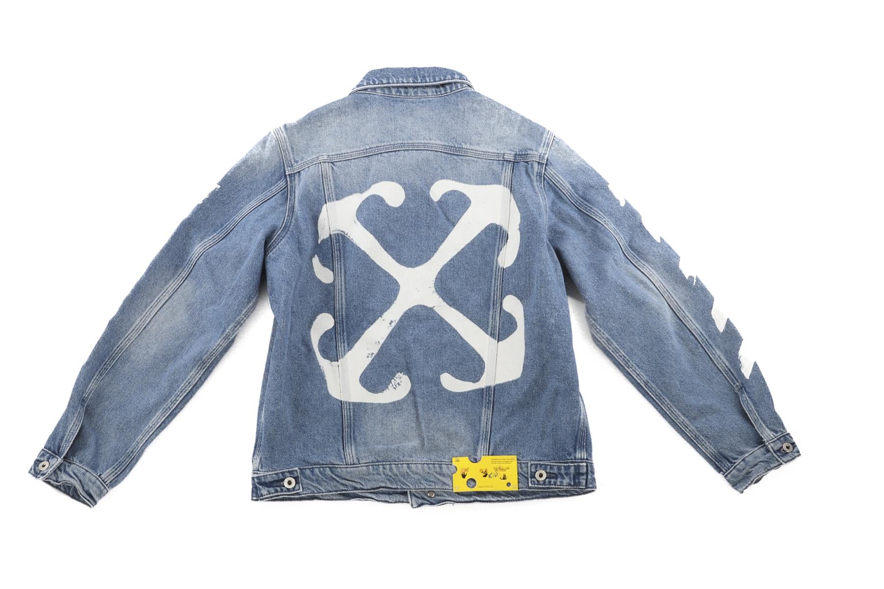 OFF-WHITE BLUE KIDS BOYS JACKET 12 YEARS - Image 4