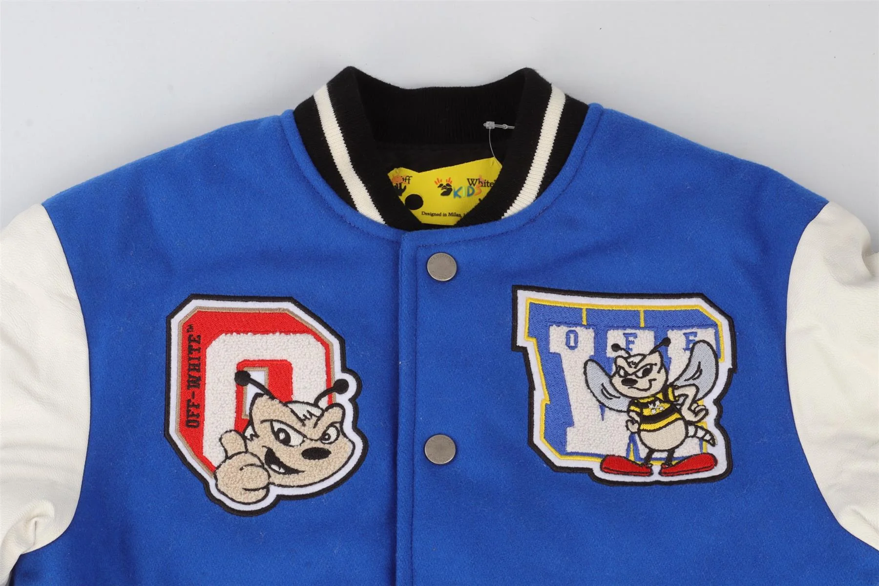 OFF-WHITE BLUE KIDS BOYS JACKET 8 YEARS - Image 3