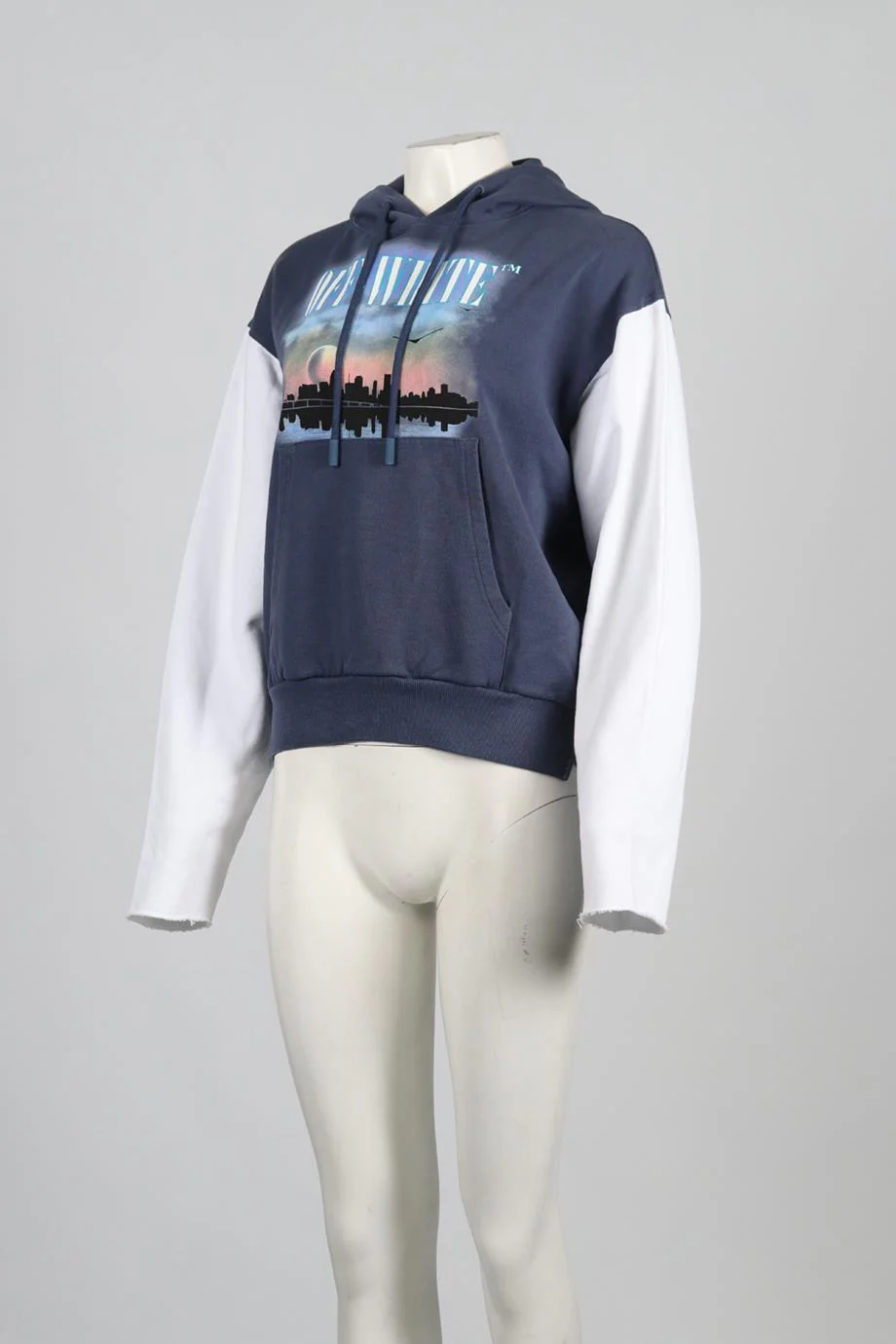 OFF-WHITE C/O VIRGIL ABLOH COTTON HOODIE SMALL - Image 3