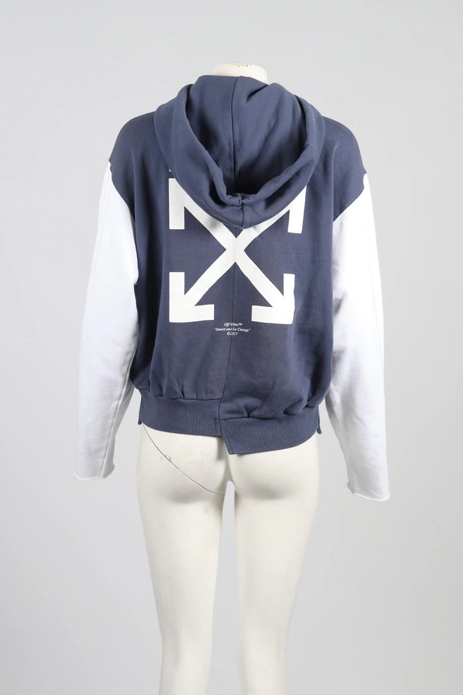 OFF-WHITE C/O VIRGIL ABLOH COTTON HOODIE SMALL - Image 4